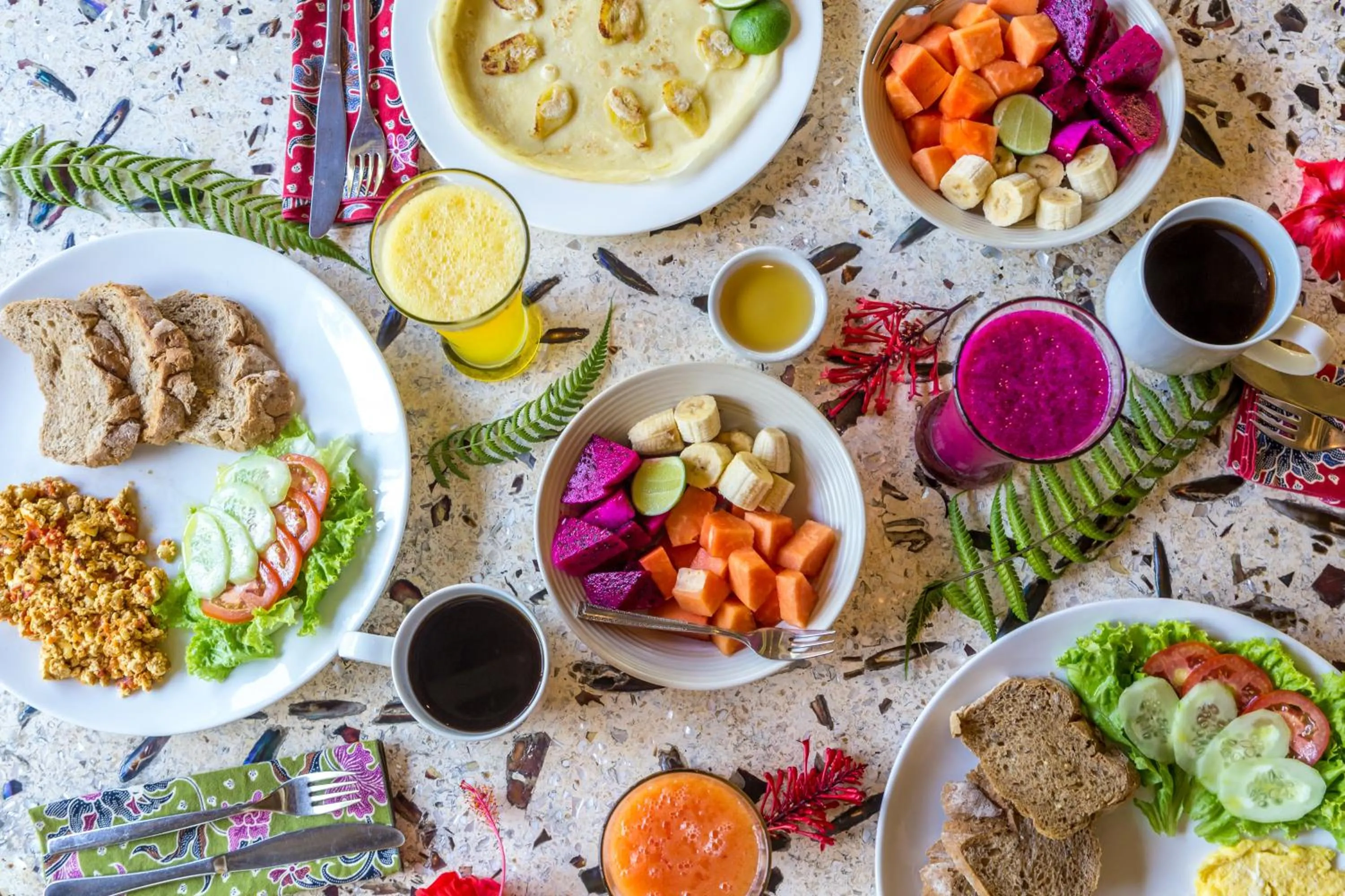 Breakfast in Prana Dewi Mountain Resort