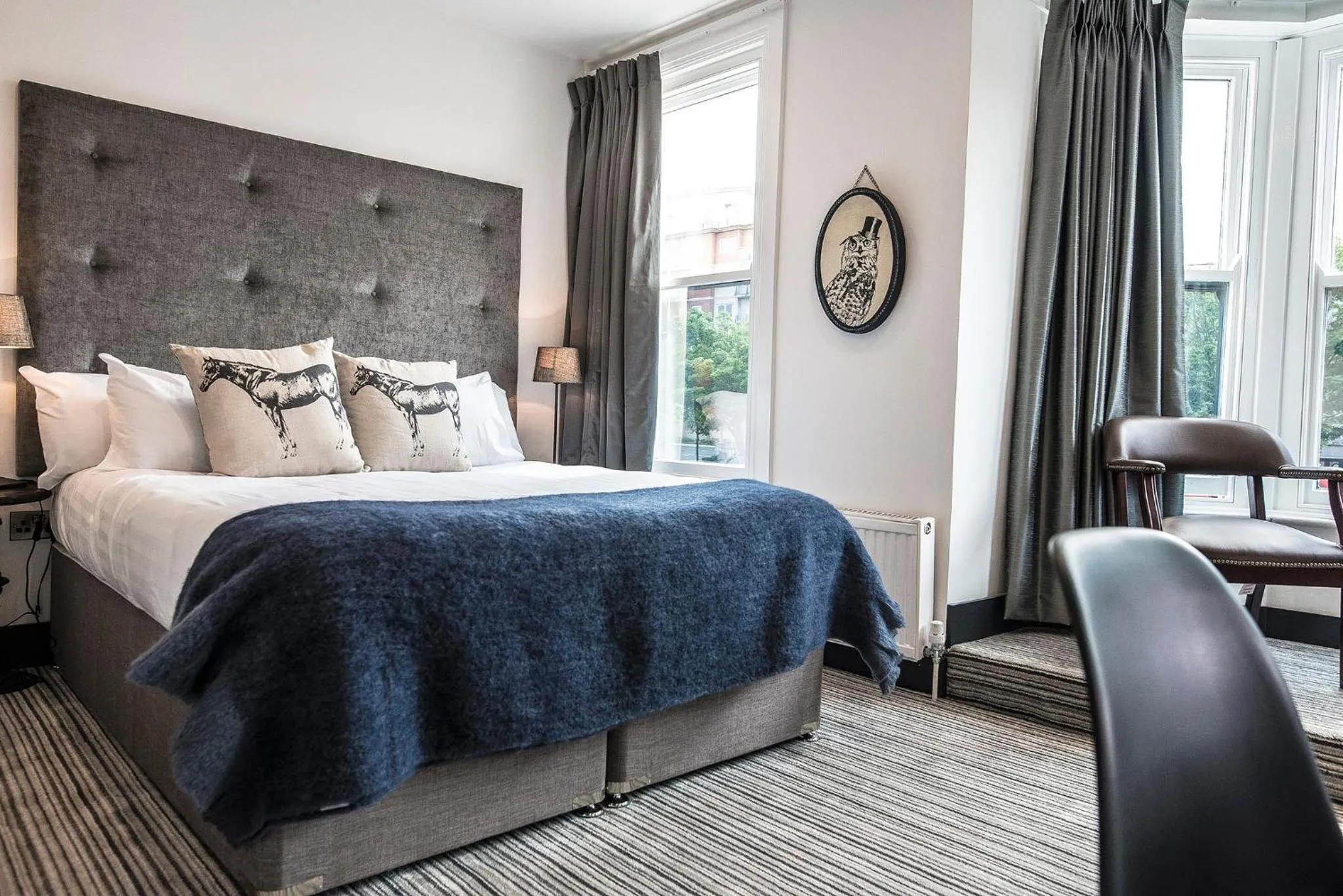 Bed in Sinclair's Rooms