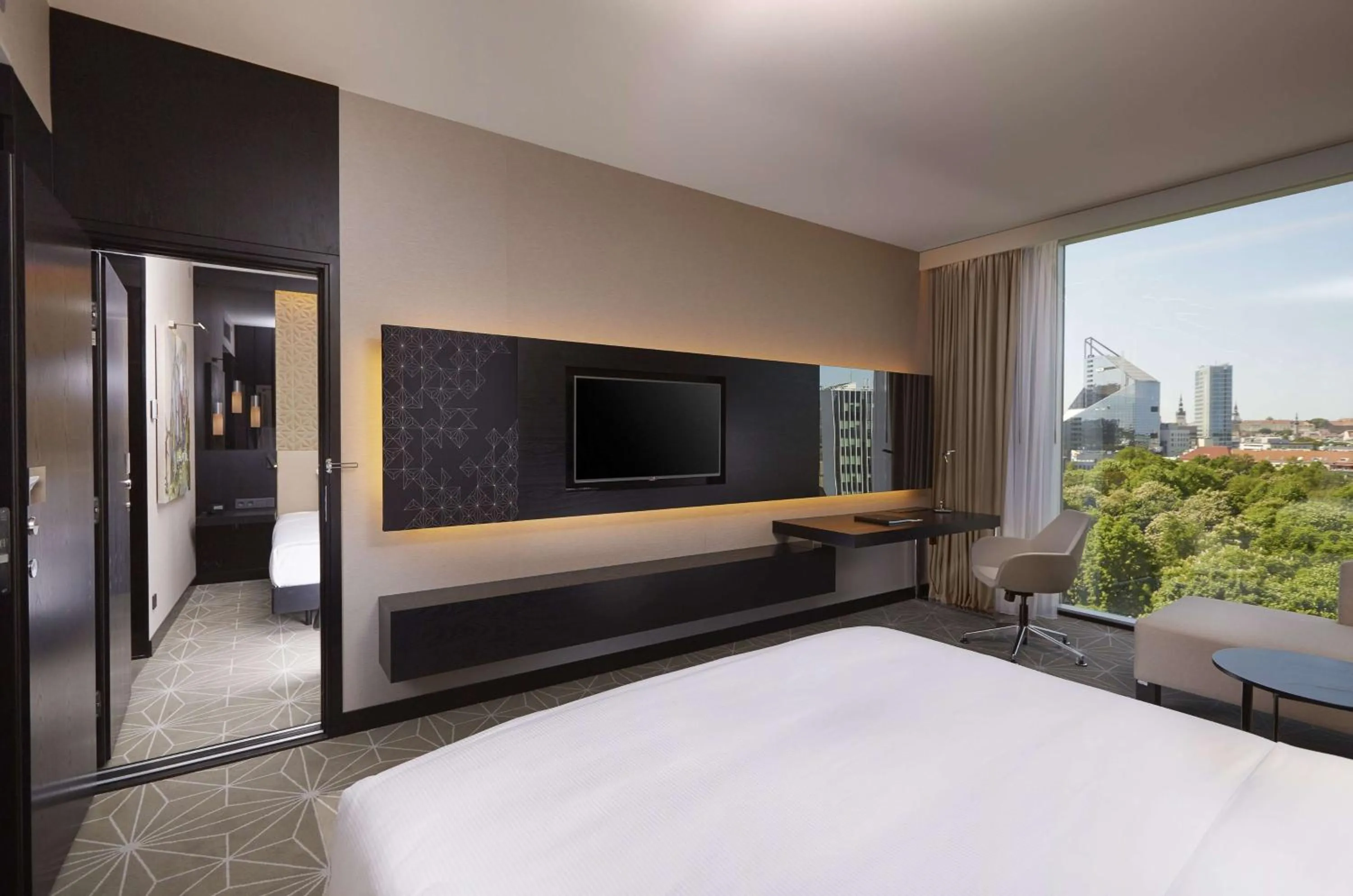 Bed in Hilton Tallinn Park