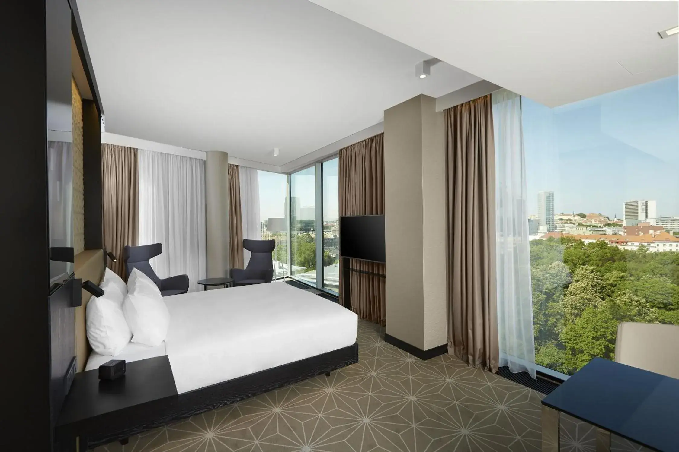 Corner Junior King Suite - single occupancy in Hilton Tallinn Park Corner Junior King Suite - single occupancy in Hilton Tallinn Park