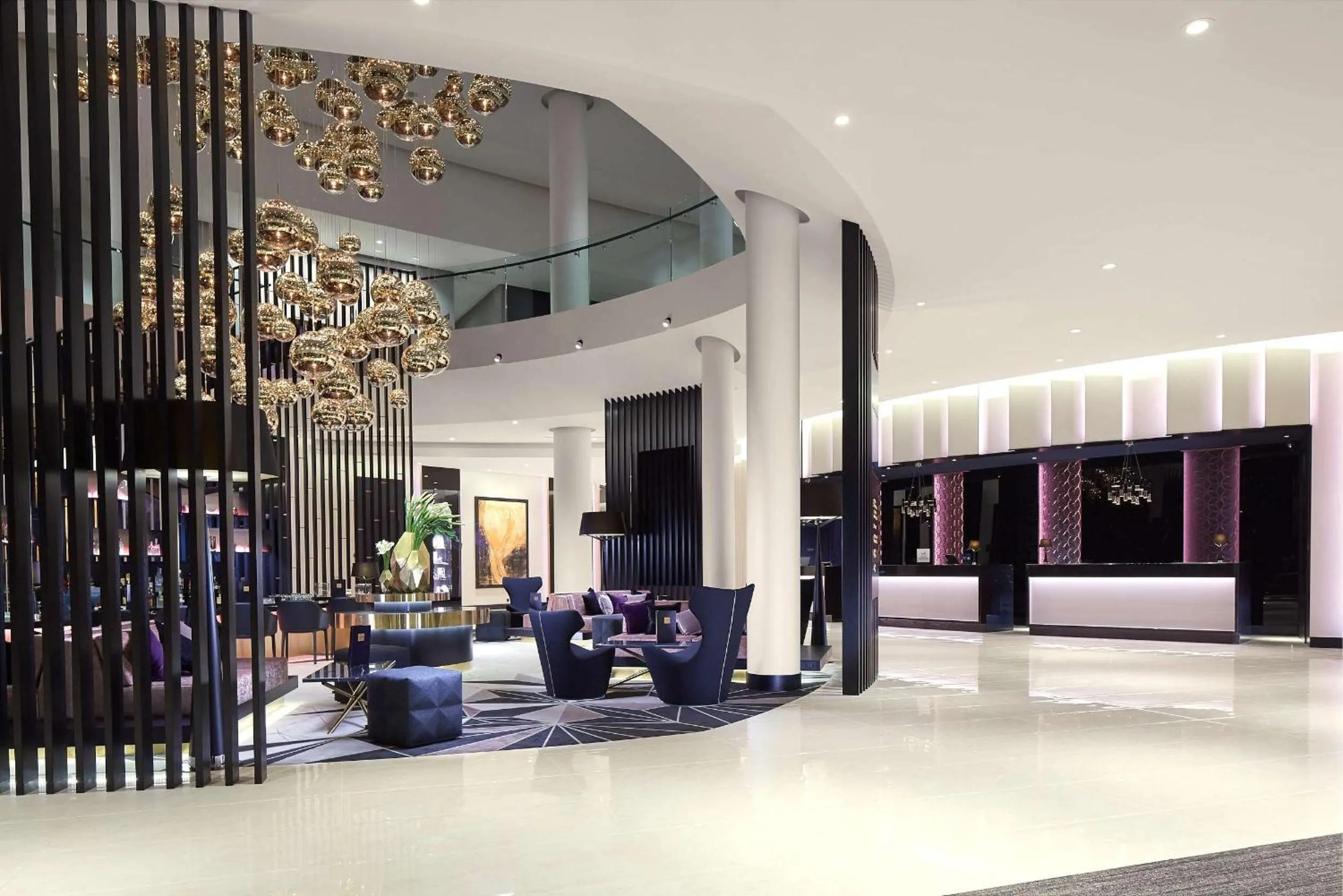 Lobby or reception in Hilton Tallinn Park