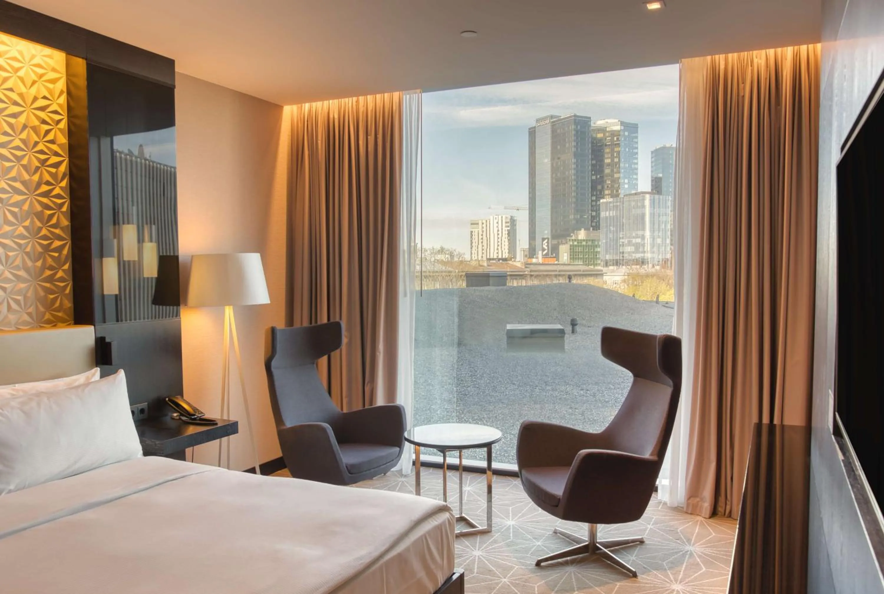 View (from property/room), Bed in Hilton Tallinn Park