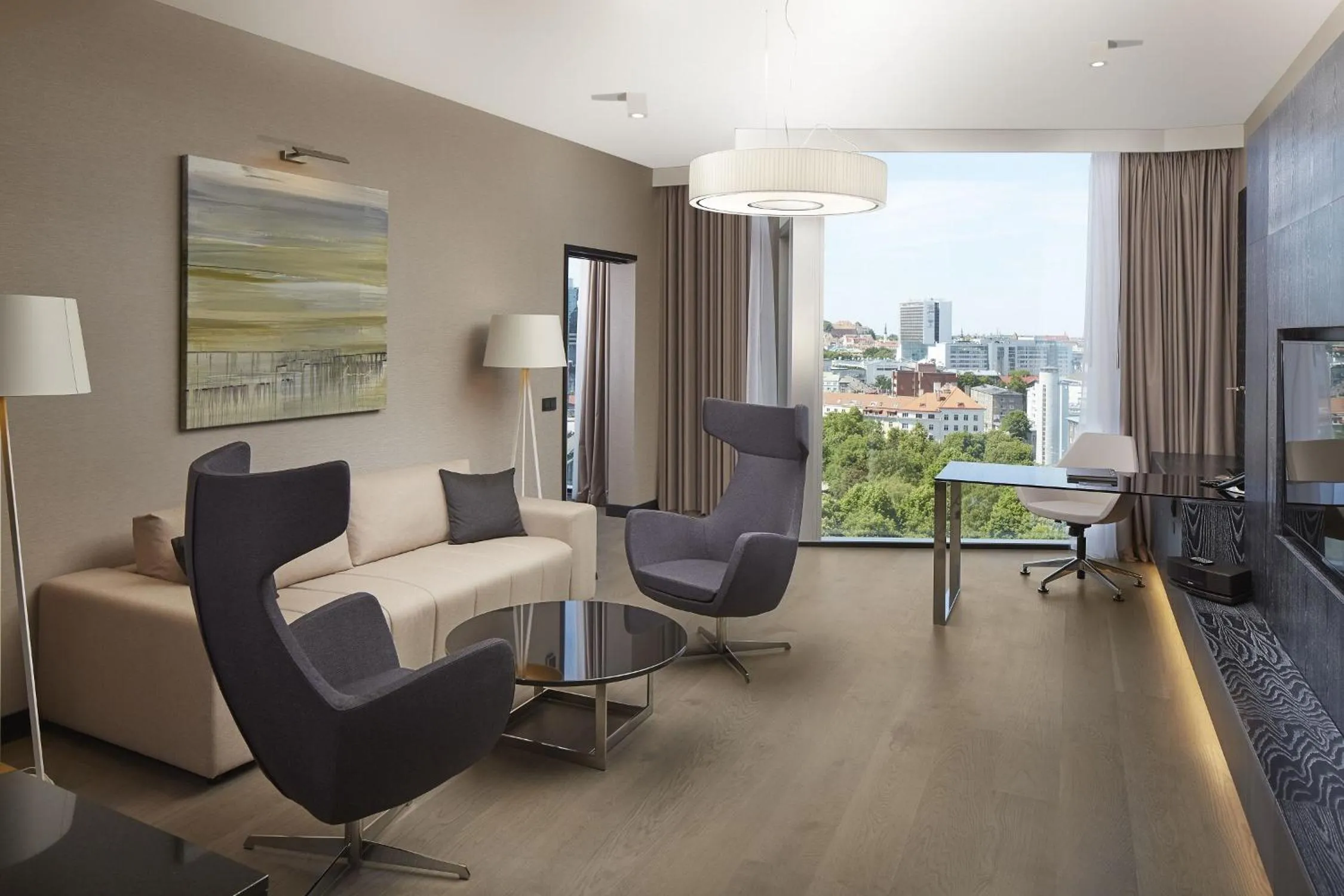 Seating area in Hilton Tallinn Park