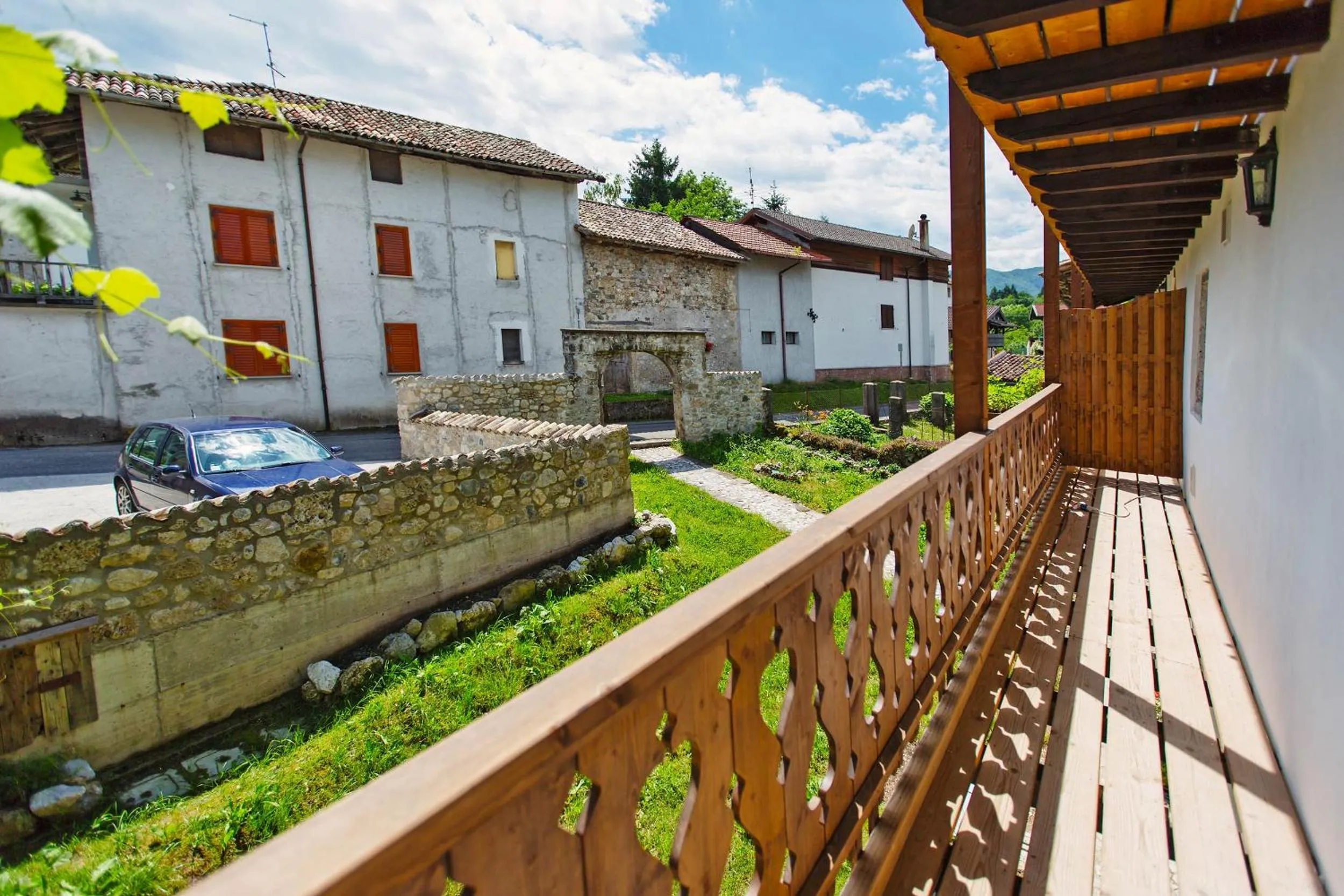 Balcony/Terrace in Albergo Diffuso "Col Gentile" Socchieve