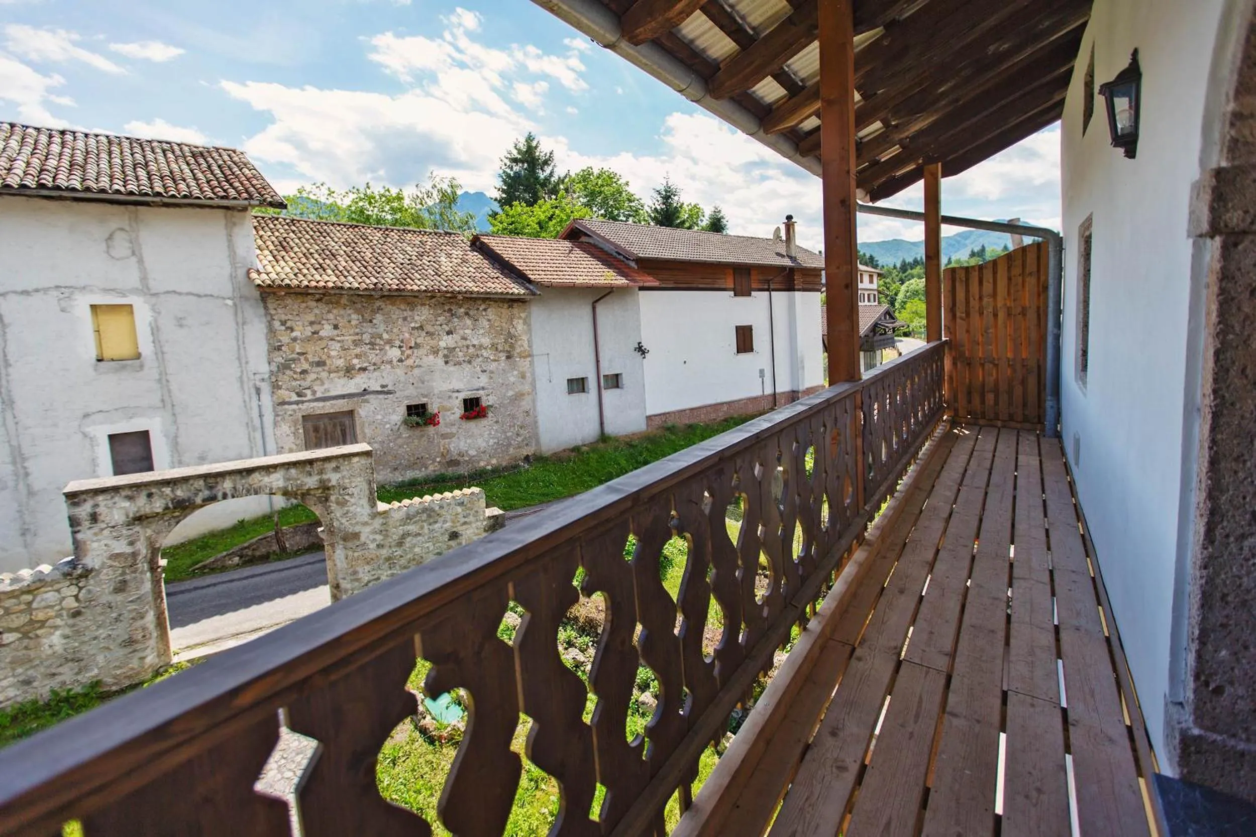 Balcony/Terrace in Albergo Diffuso "Col Gentile" Socchieve