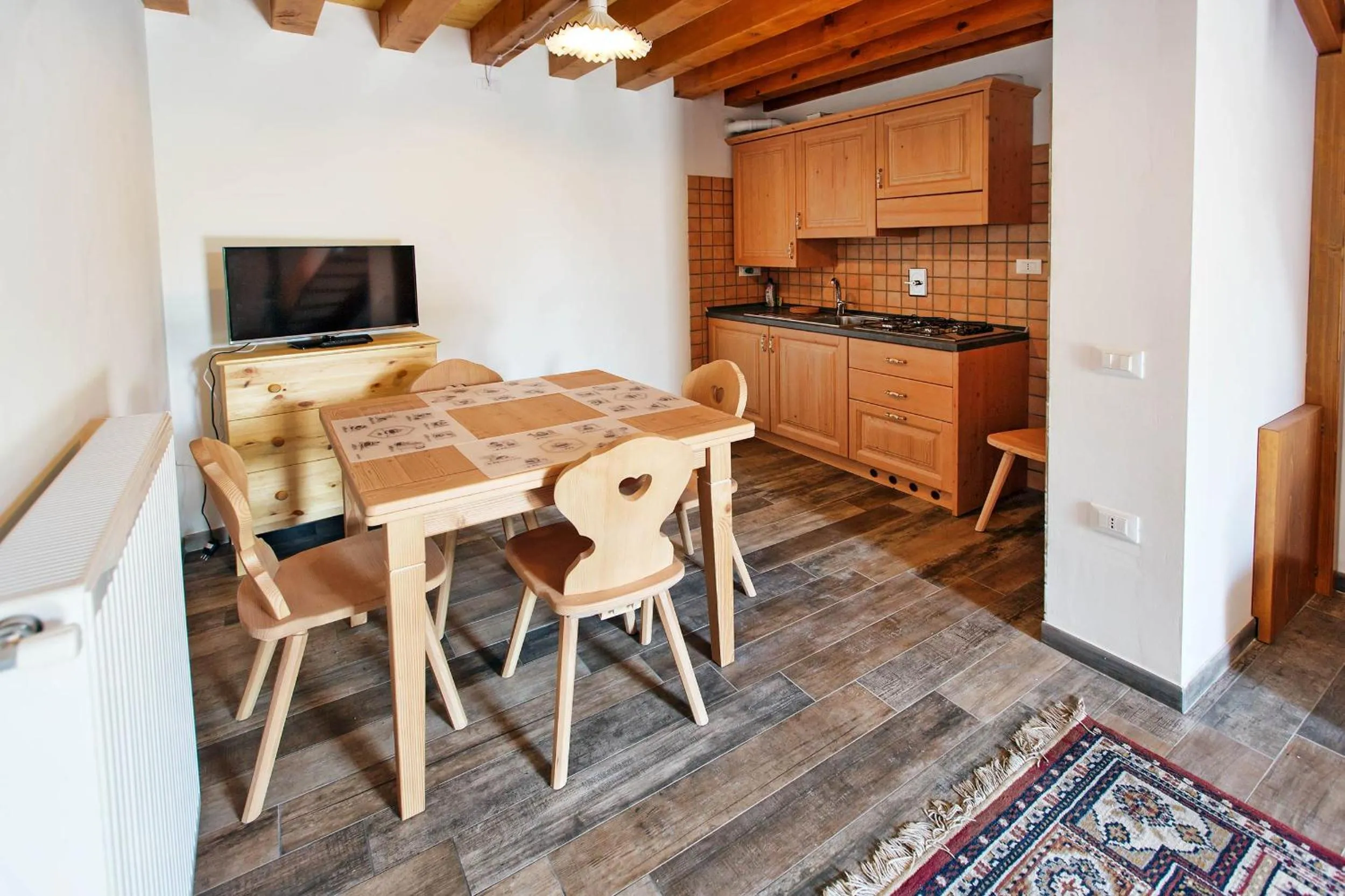 Kitchen or kitchenette in Albergo Diffuso "Col Gentile" Socchieve