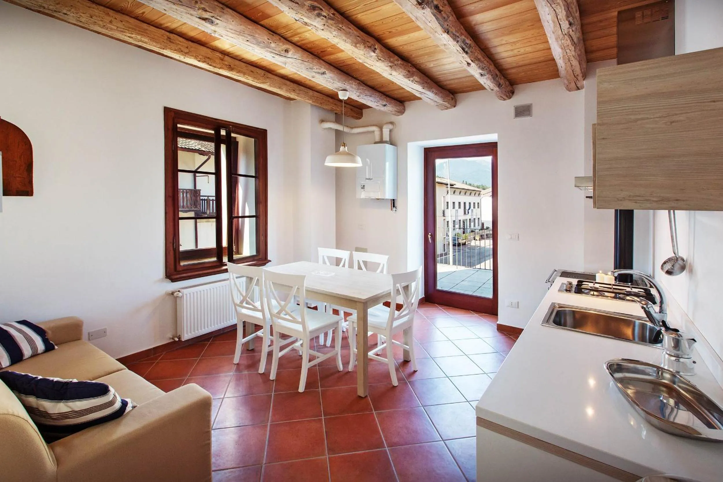 Kitchen or kitchenette in Albergo Diffuso "Col Gentile" Socchieve
