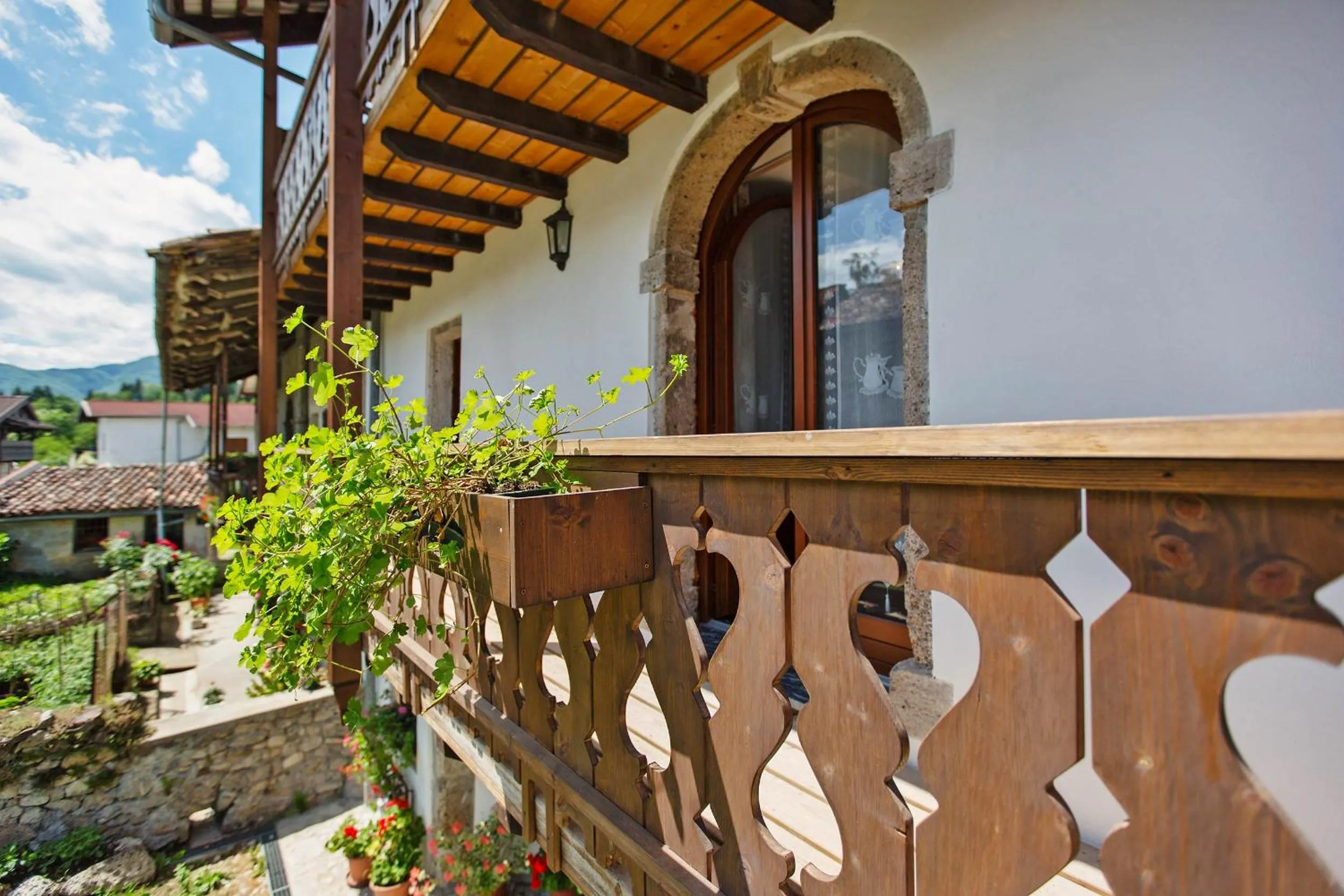 Balcony/Terrace in Albergo Diffuso "Col Gentile" Socchieve