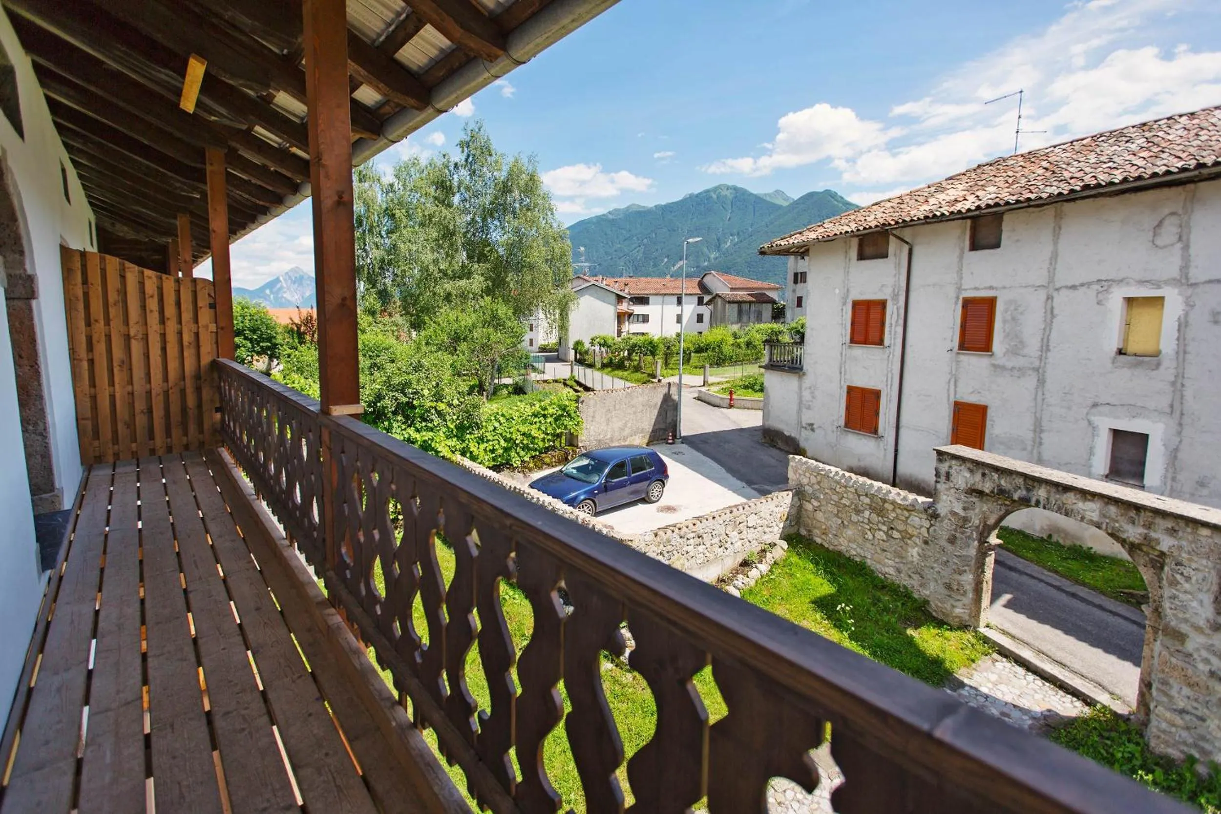 Balcony/Terrace in Albergo Diffuso "Col Gentile" Socchieve