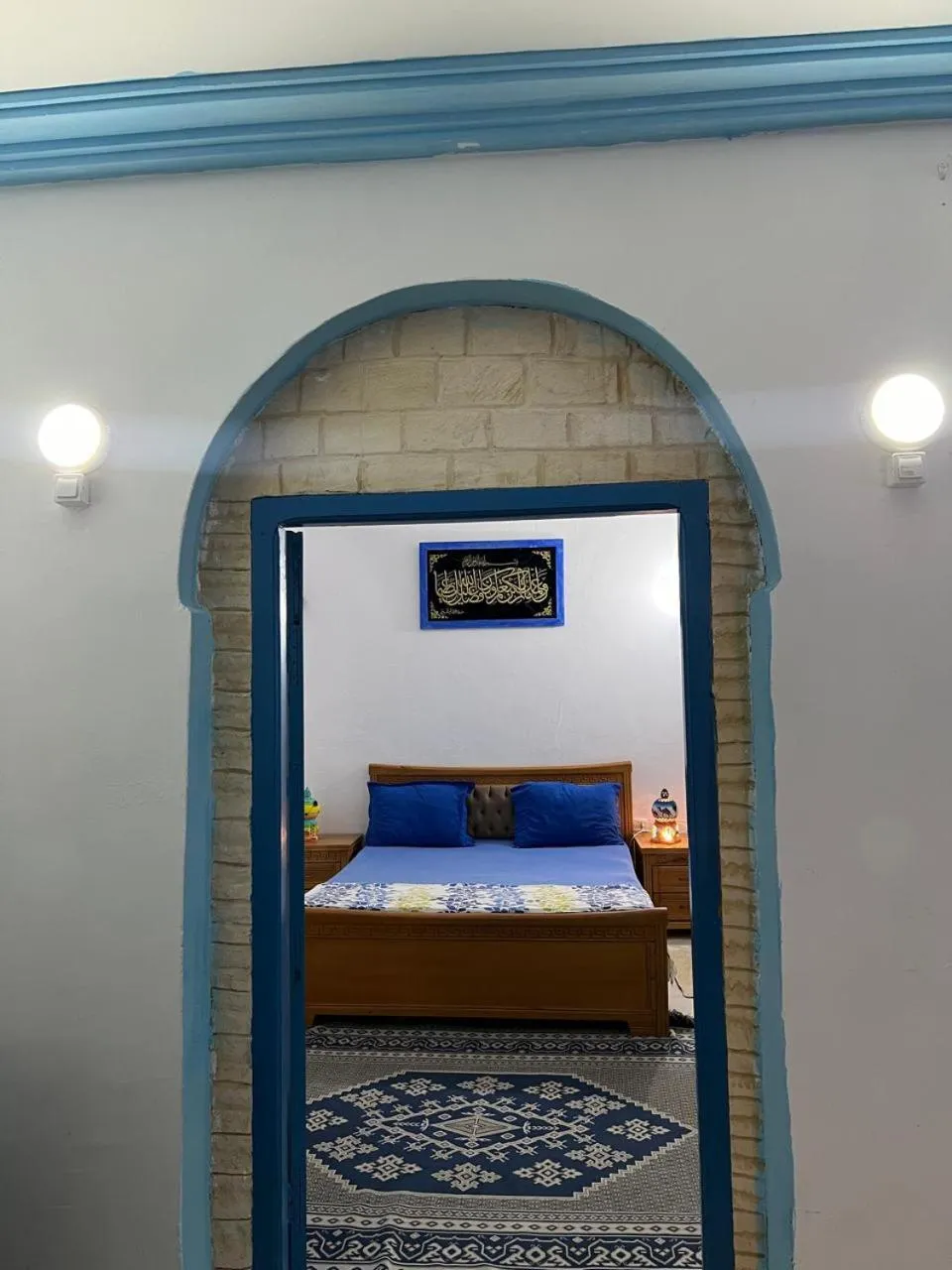 Bed in Dar kenza Tunis