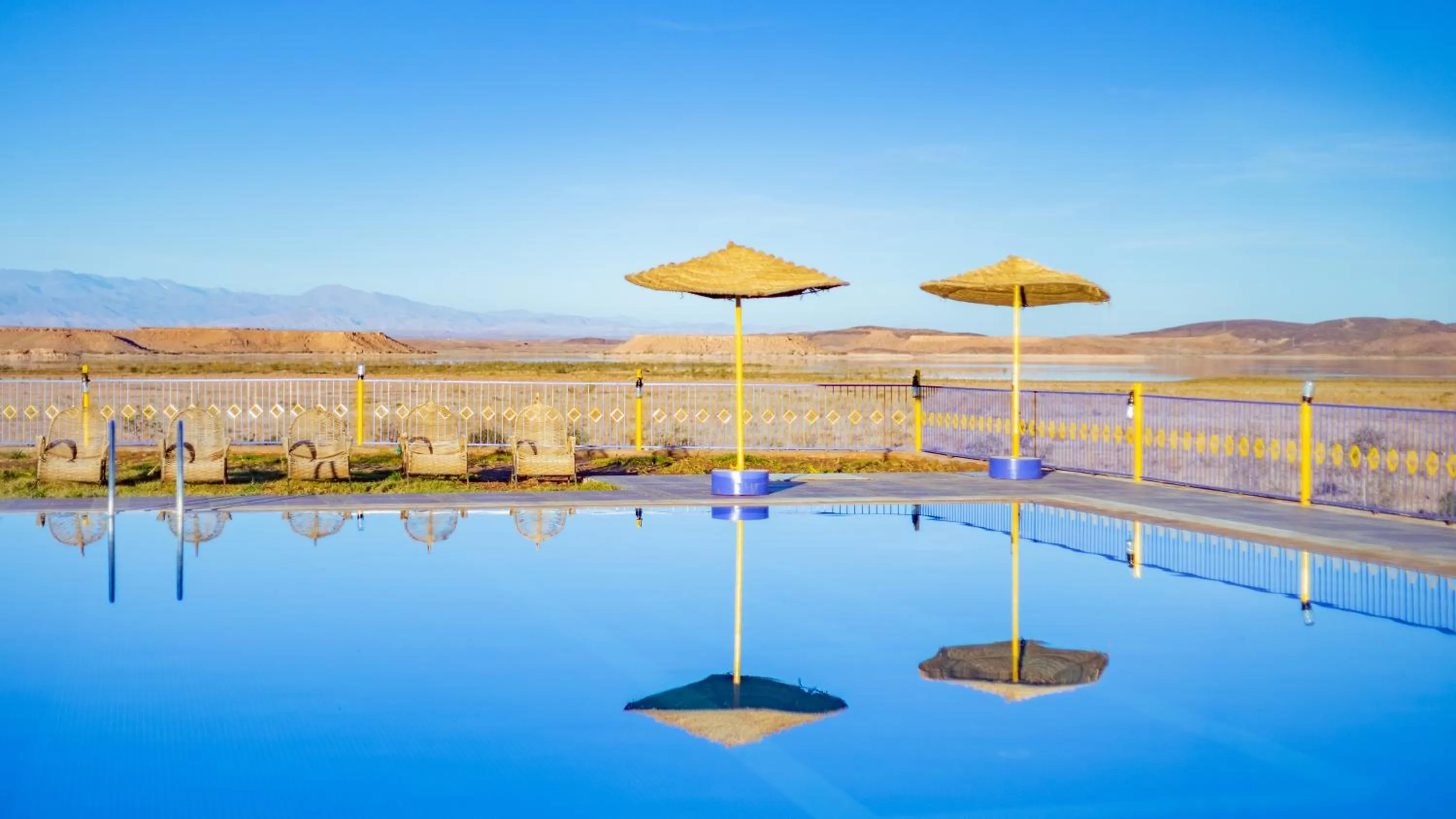 Decorative detail in Ecolodge l'île de Ouarzazate