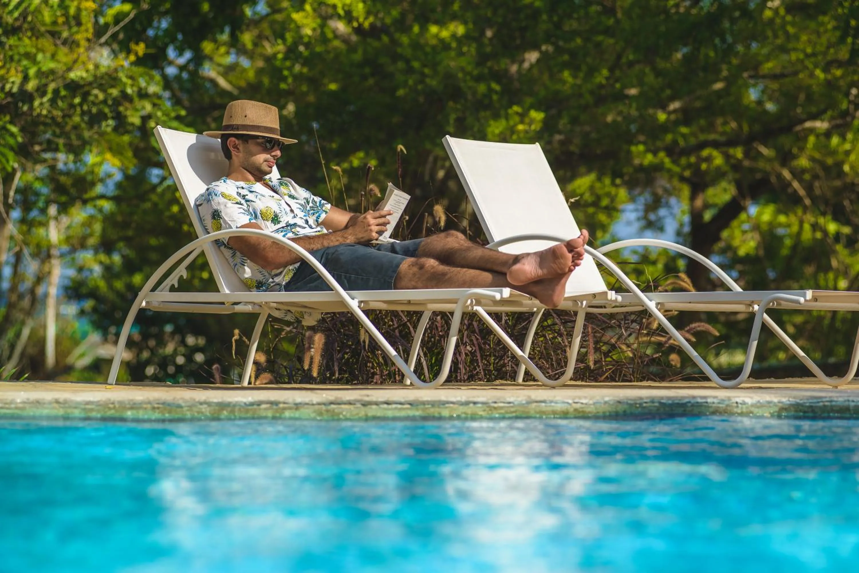 Swimming pool in The Zubeida Boutique Resort
