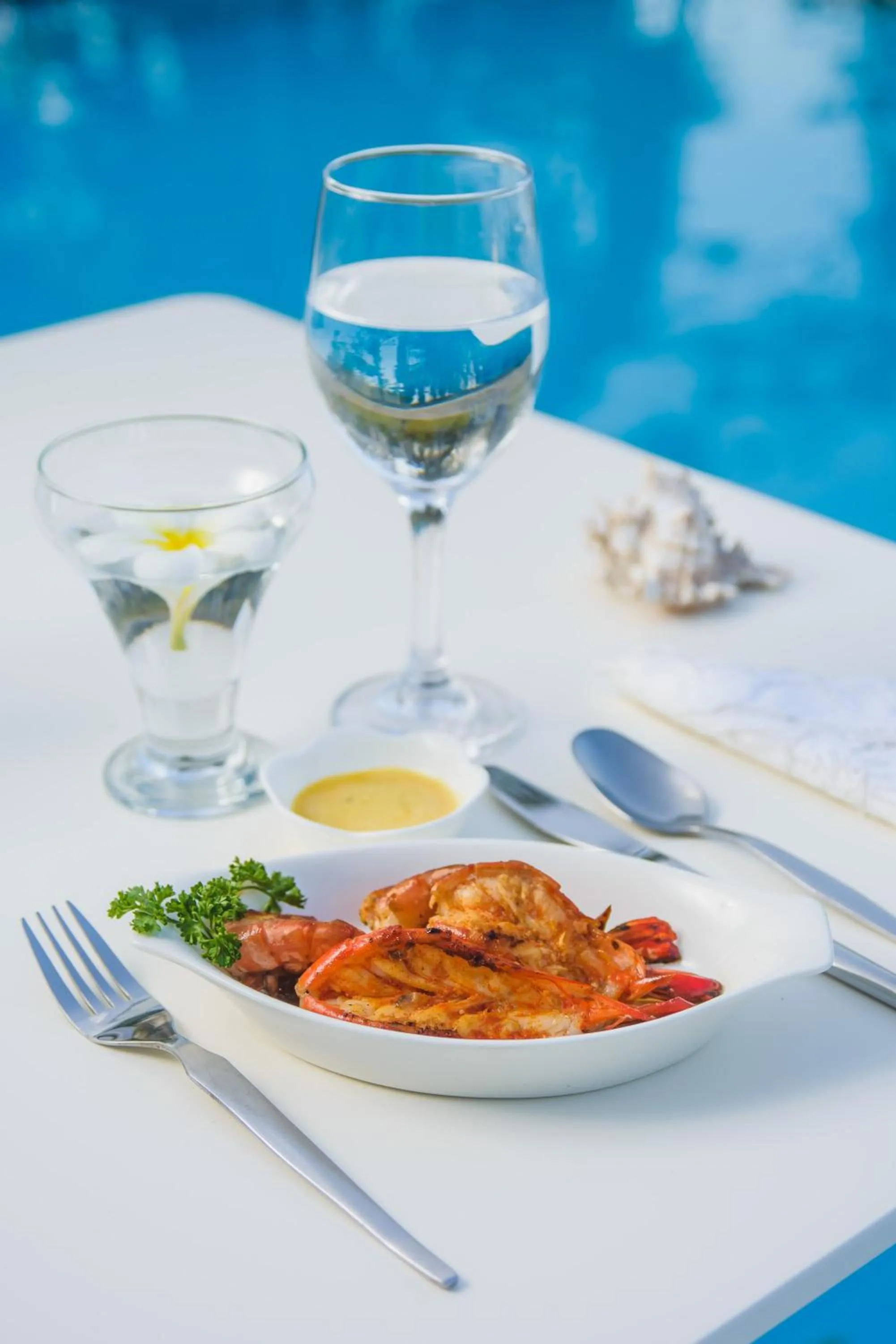 Food close-up in The Zubeida Boutique Resort