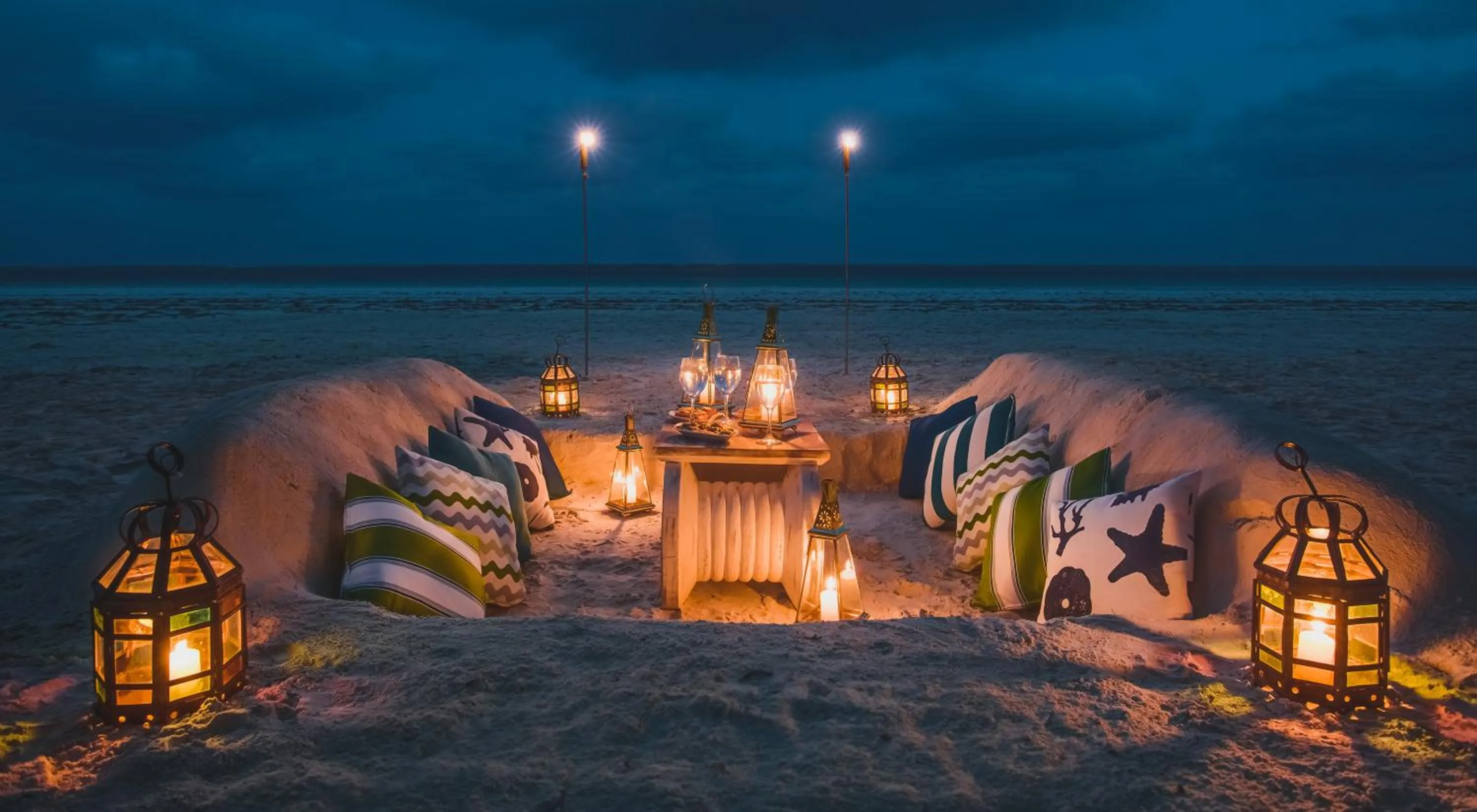 Beach in The Zubeida Boutique Resort