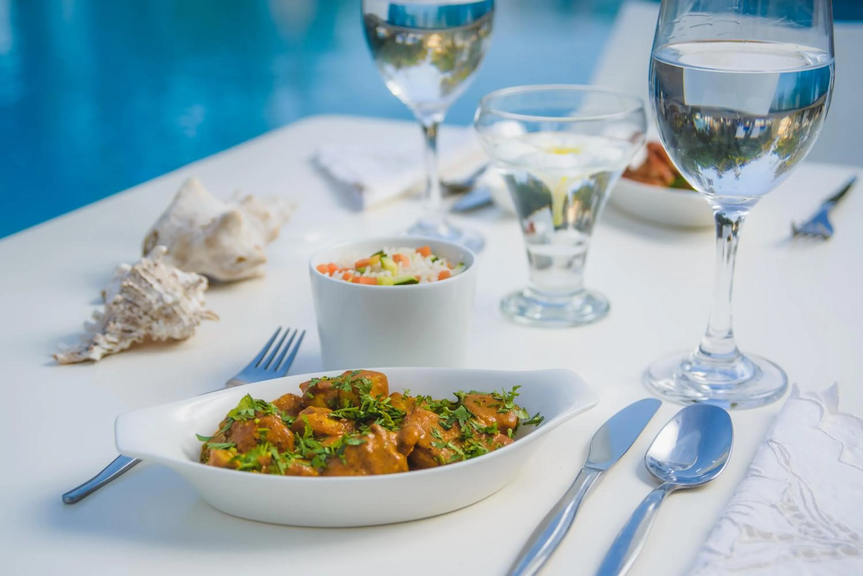 Food close-up in The Zubeida Boutique Resort
