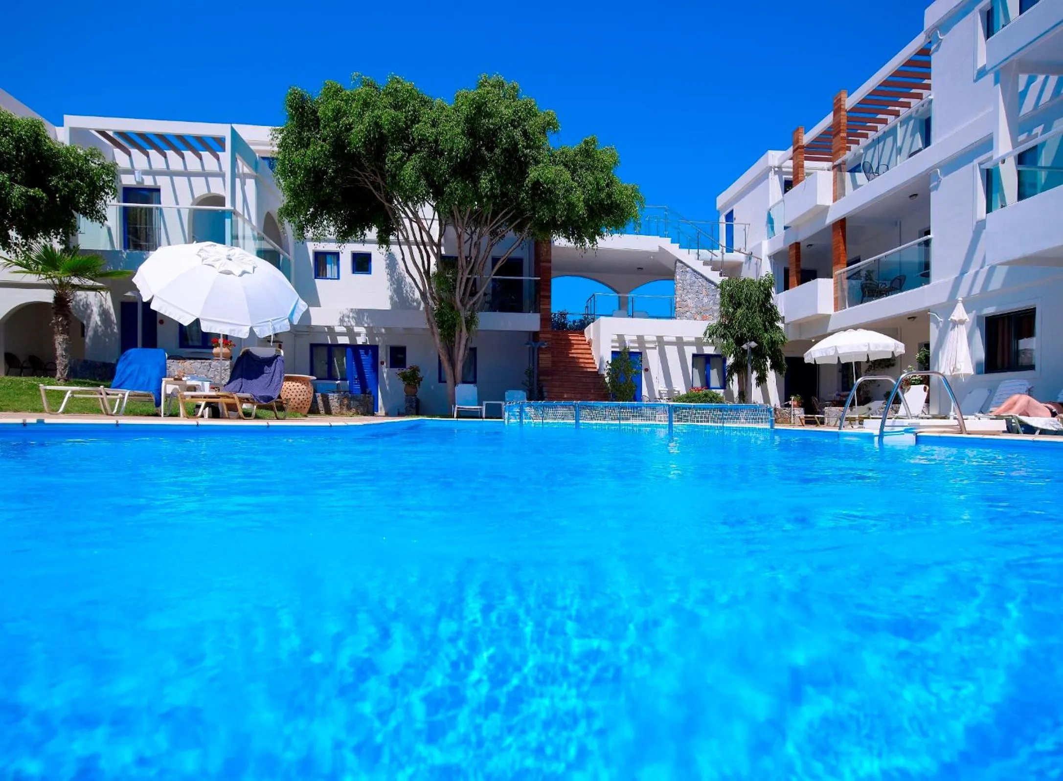 Swimming pool in Minos Village