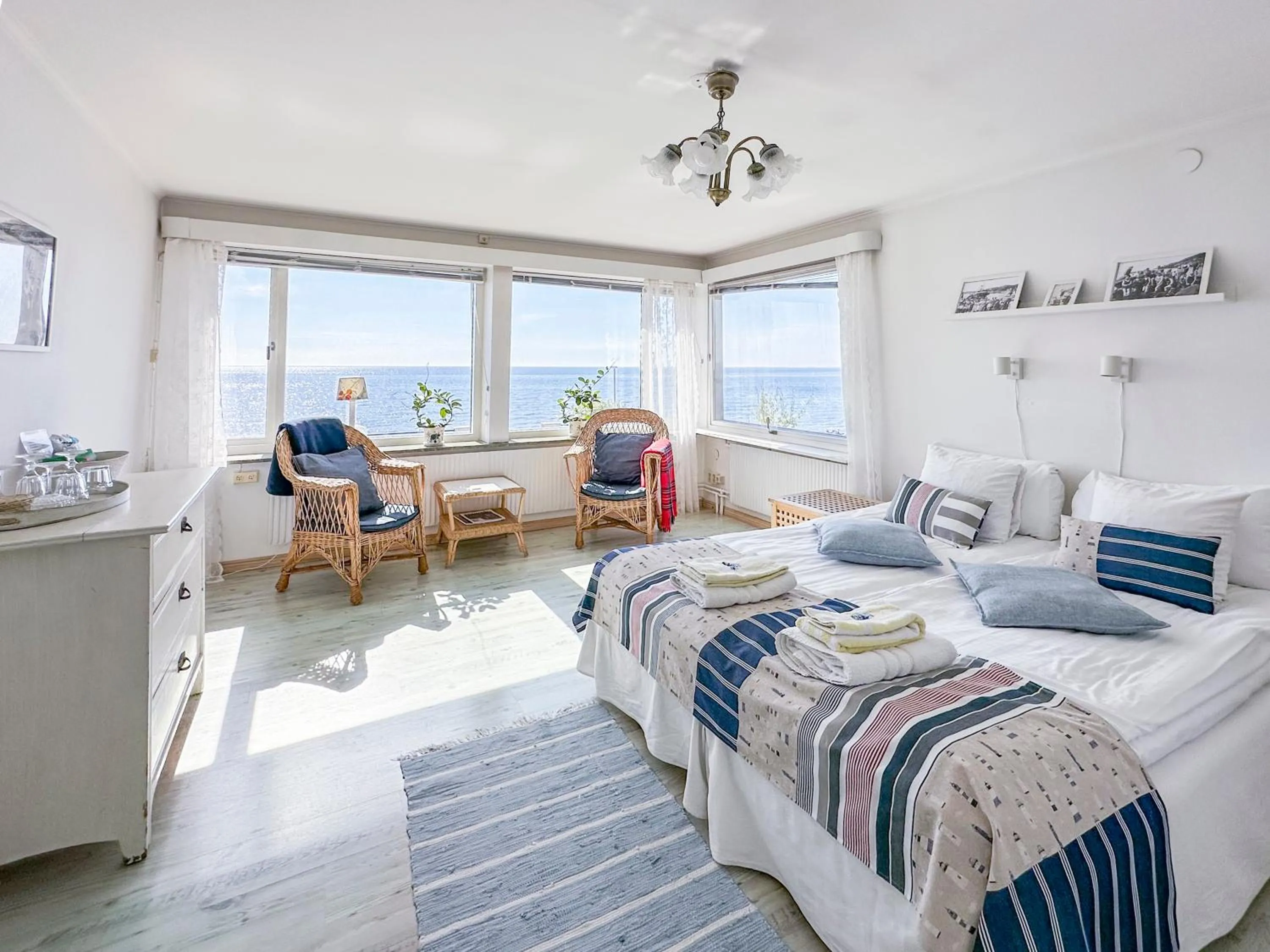 Bed in Pensionat Strandgården