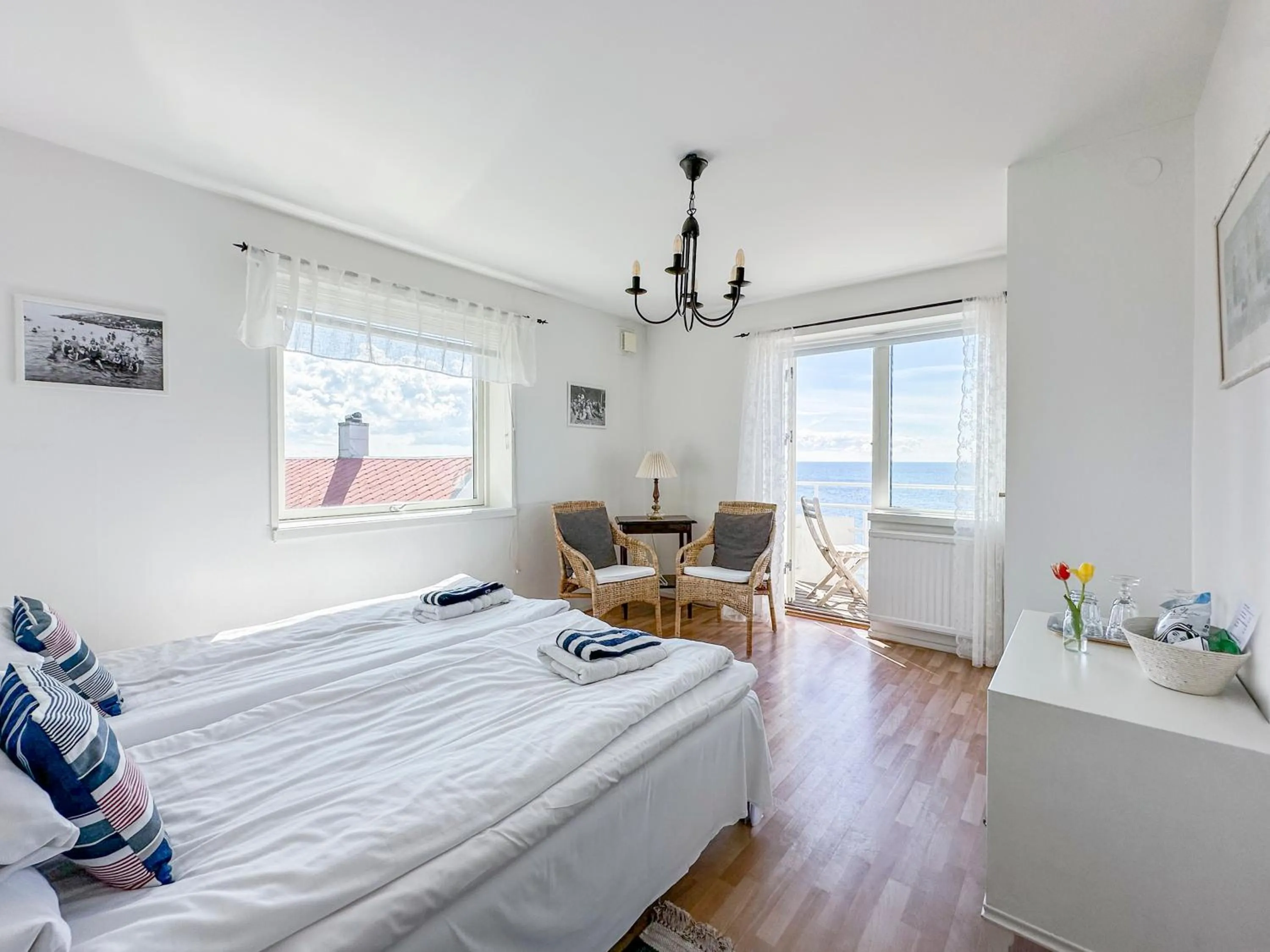 Bed in Pensionat Strandgården