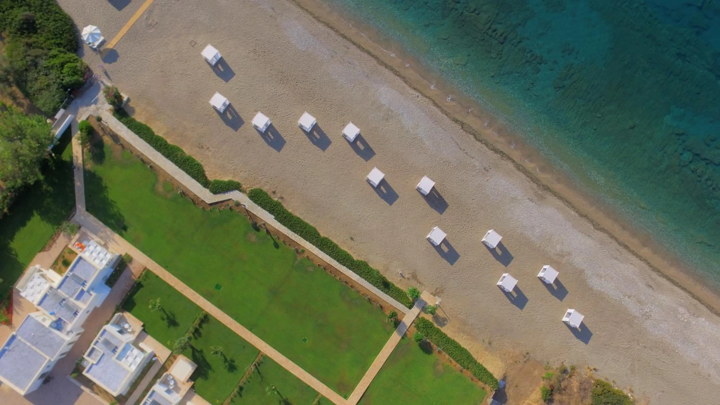 Bird's eye view in Mareggio Exclusive Residences & Suites