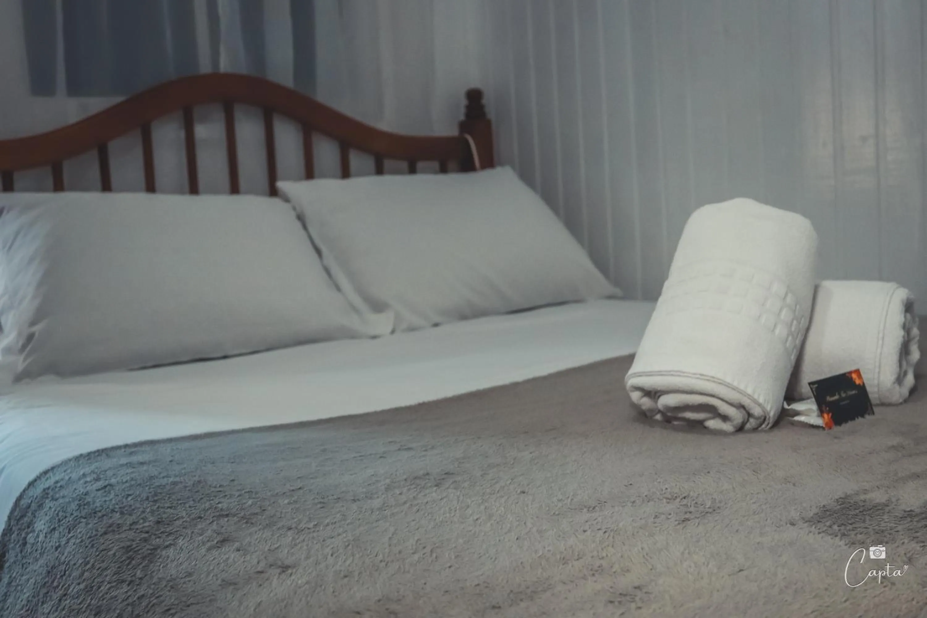 Bed in Pousada Tia Leonor