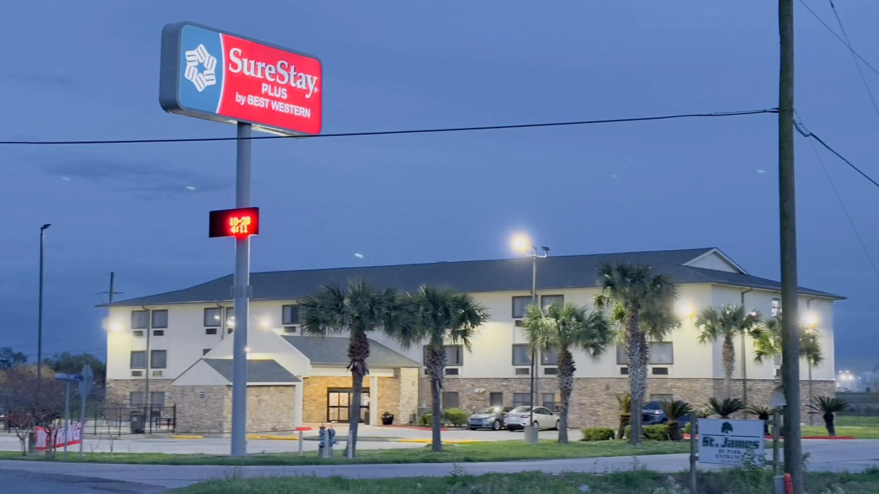 Property building in SureStay Plus by Best Western St. James Donaldsonville
