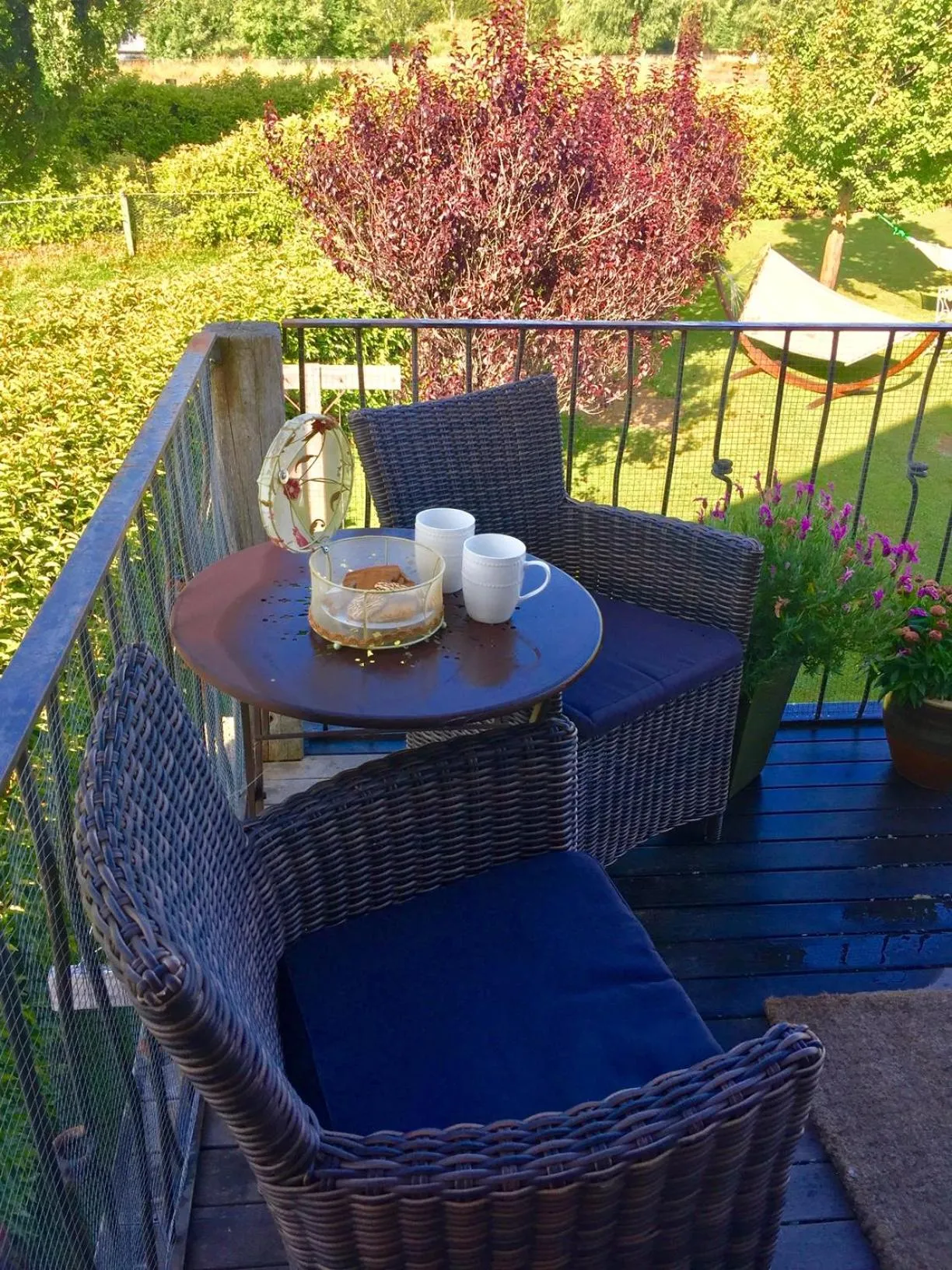 Balcony/Terrace in Three Thirty B & B