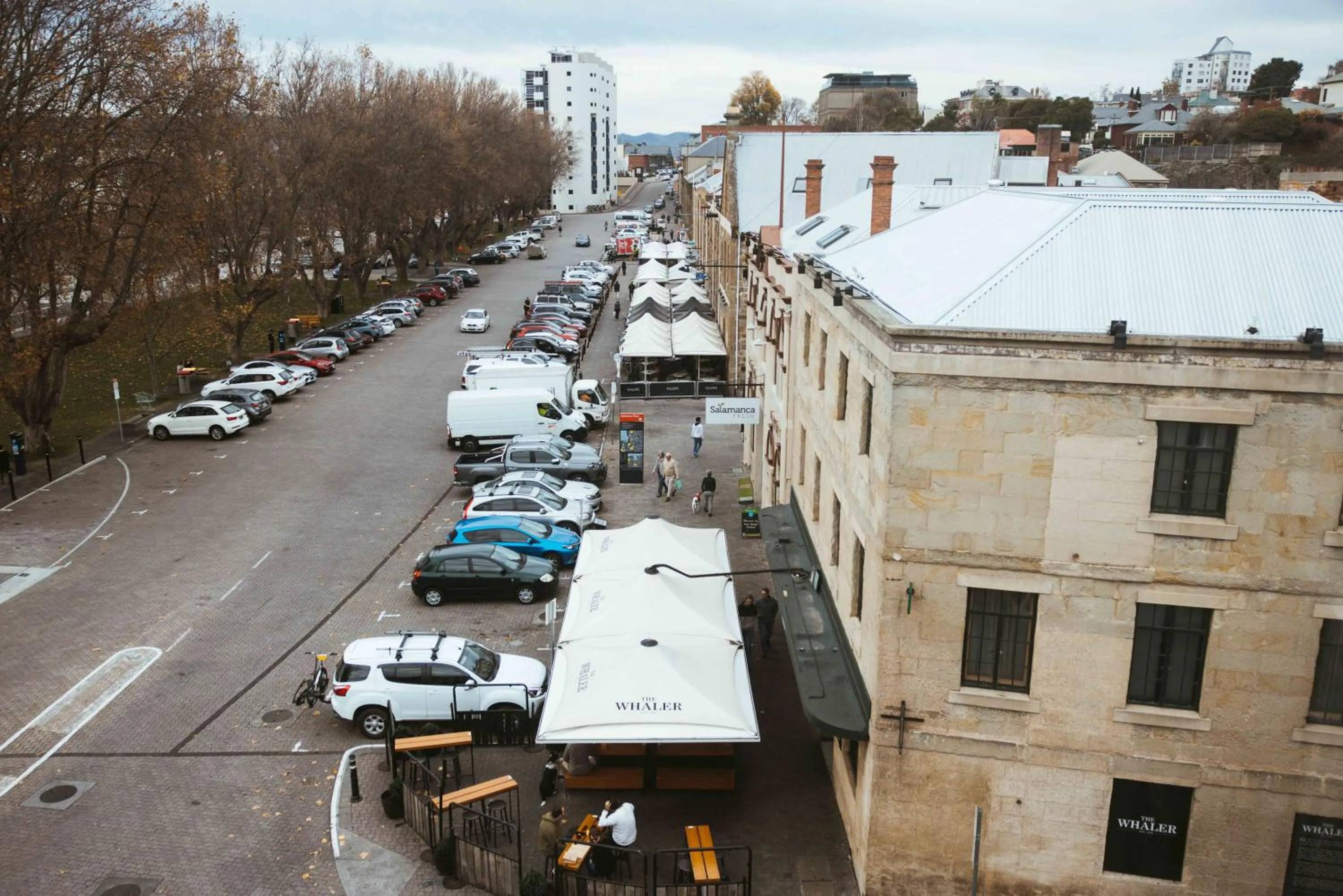 Street view in Salamanca Galleria Apartments