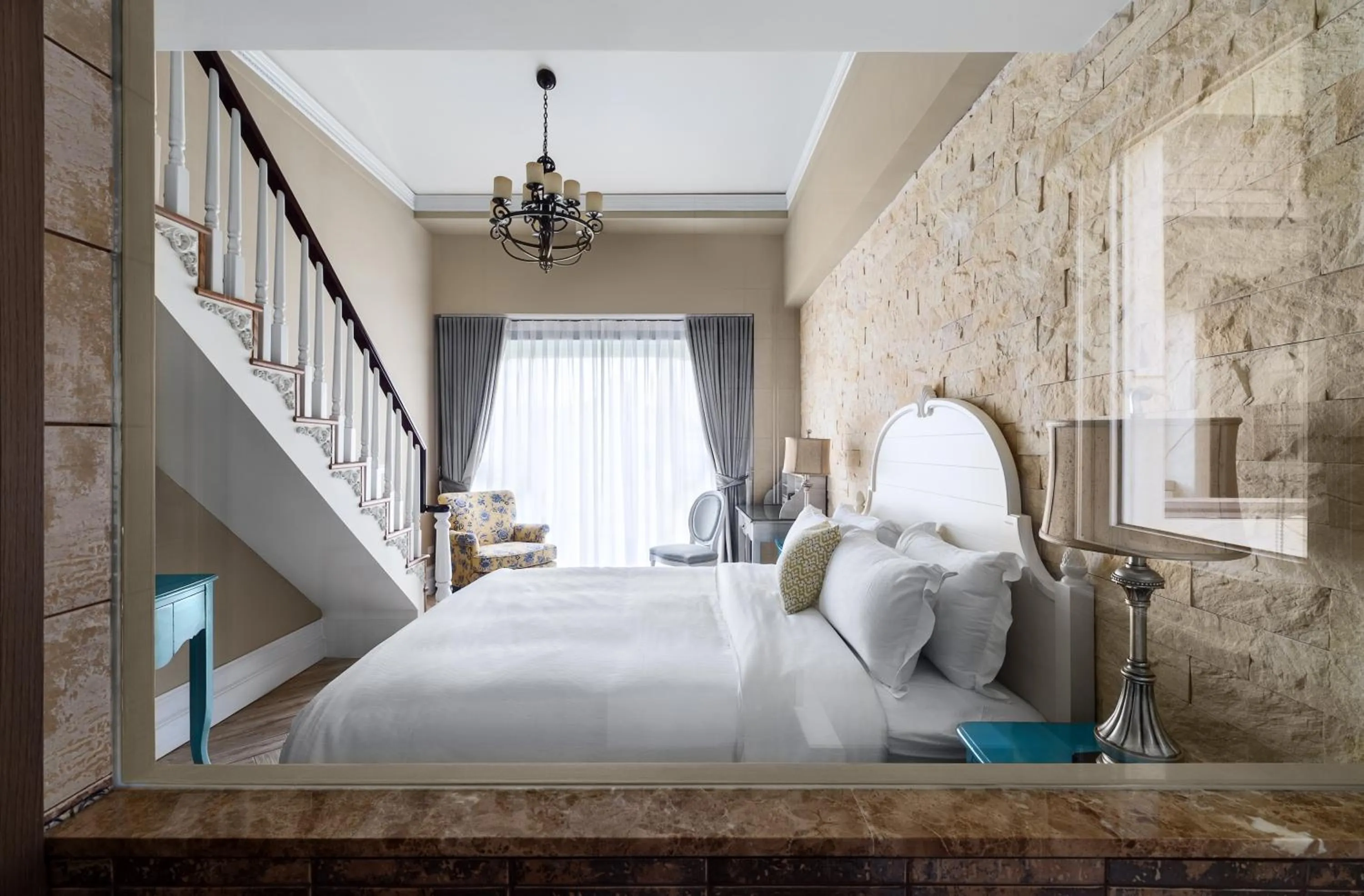 Decorative detail, Bed in Kenting 4 Sisters Villa