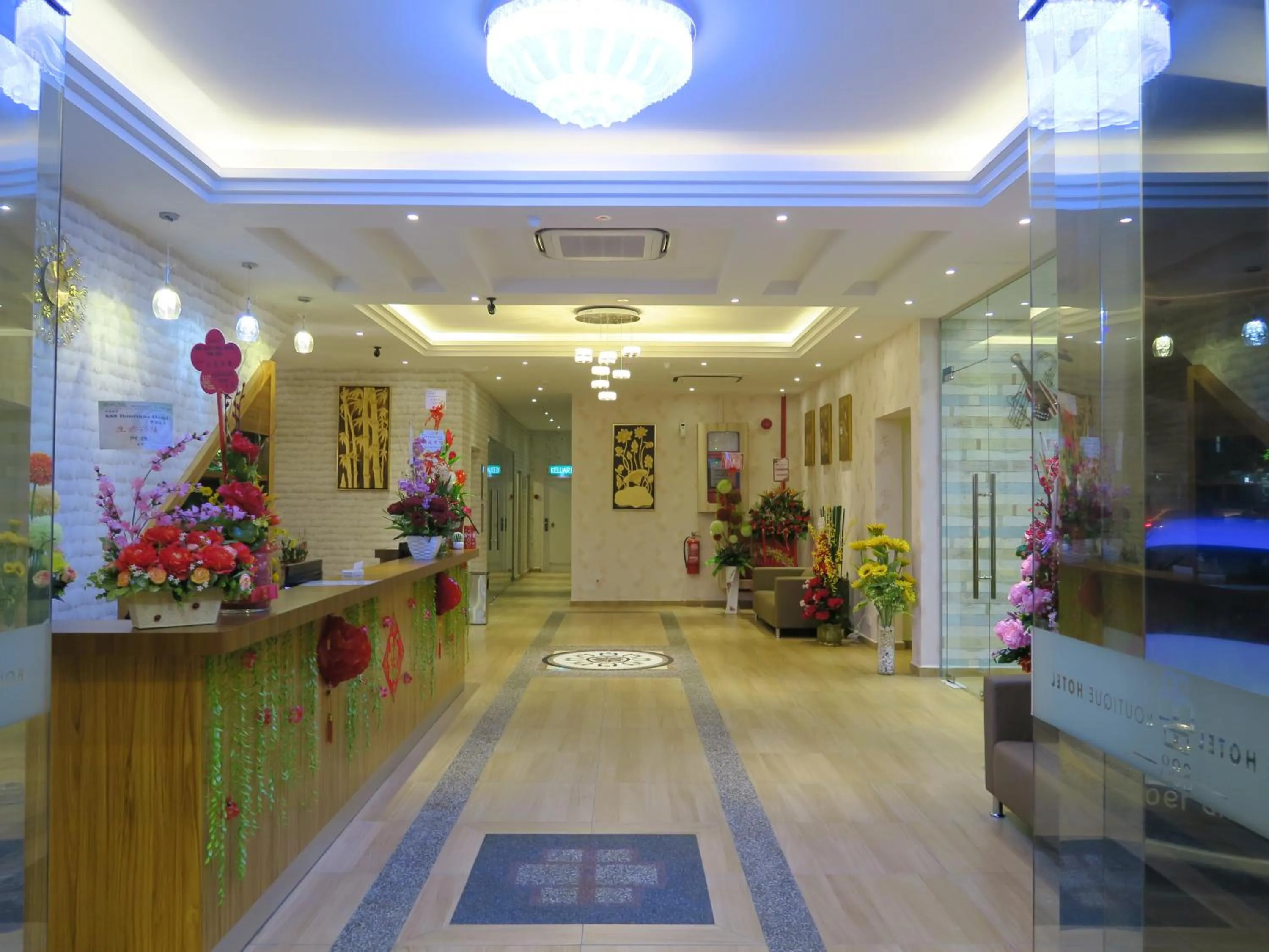 Facade/entrance in 888 Boutique Hotel