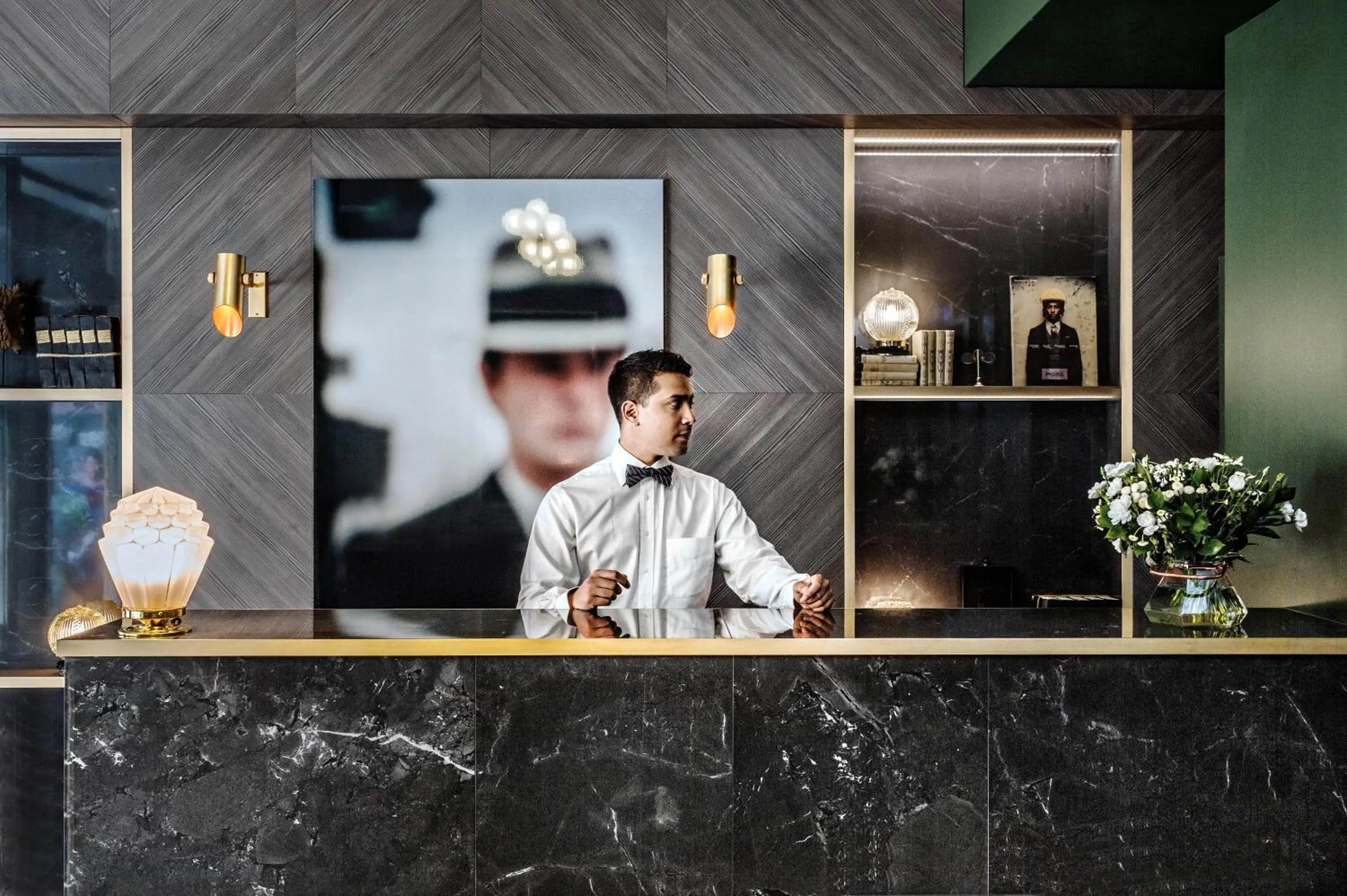 Lobby or reception in Handsome Hotel