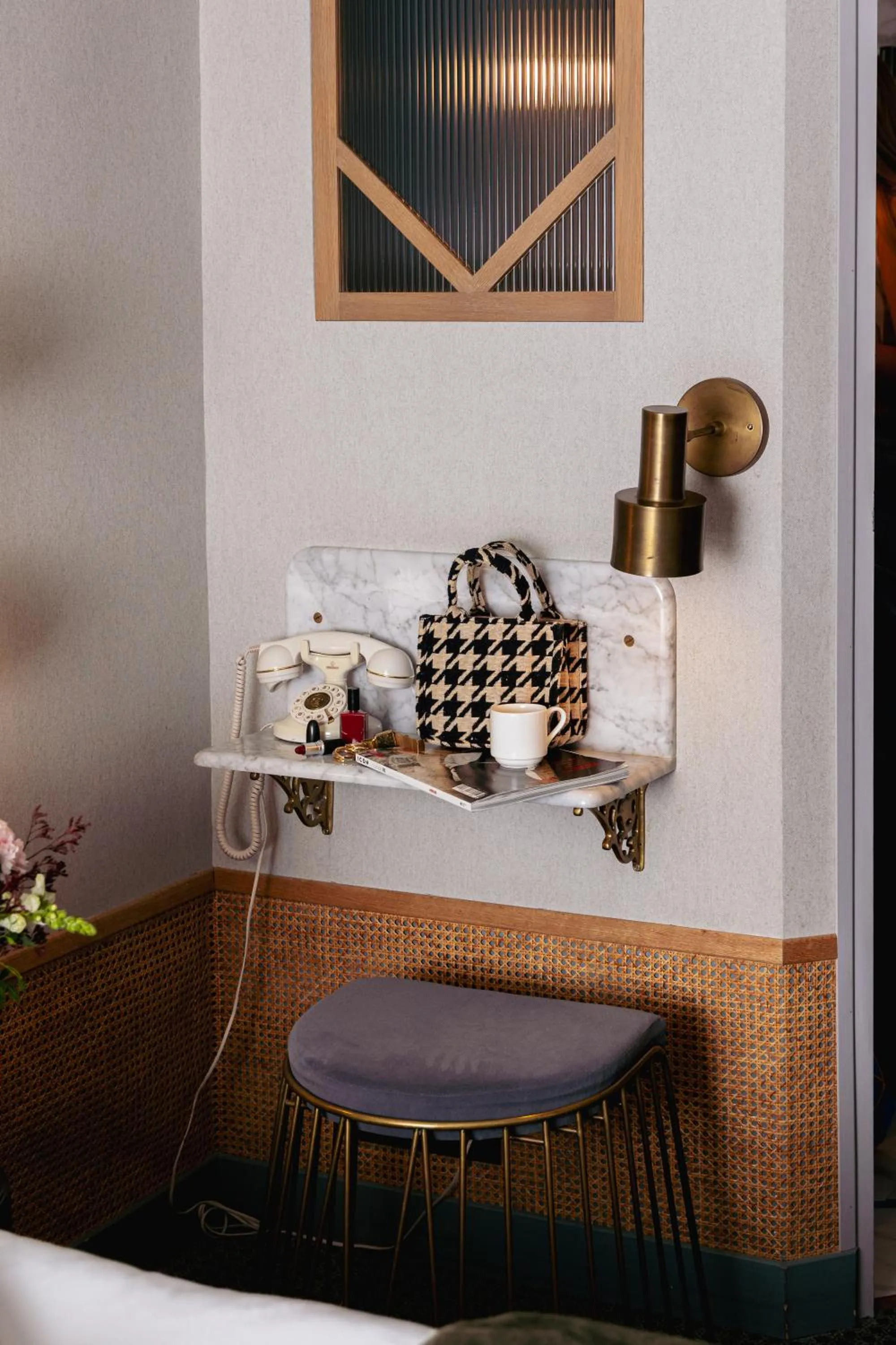 Decorative detail in Handsome Hotel