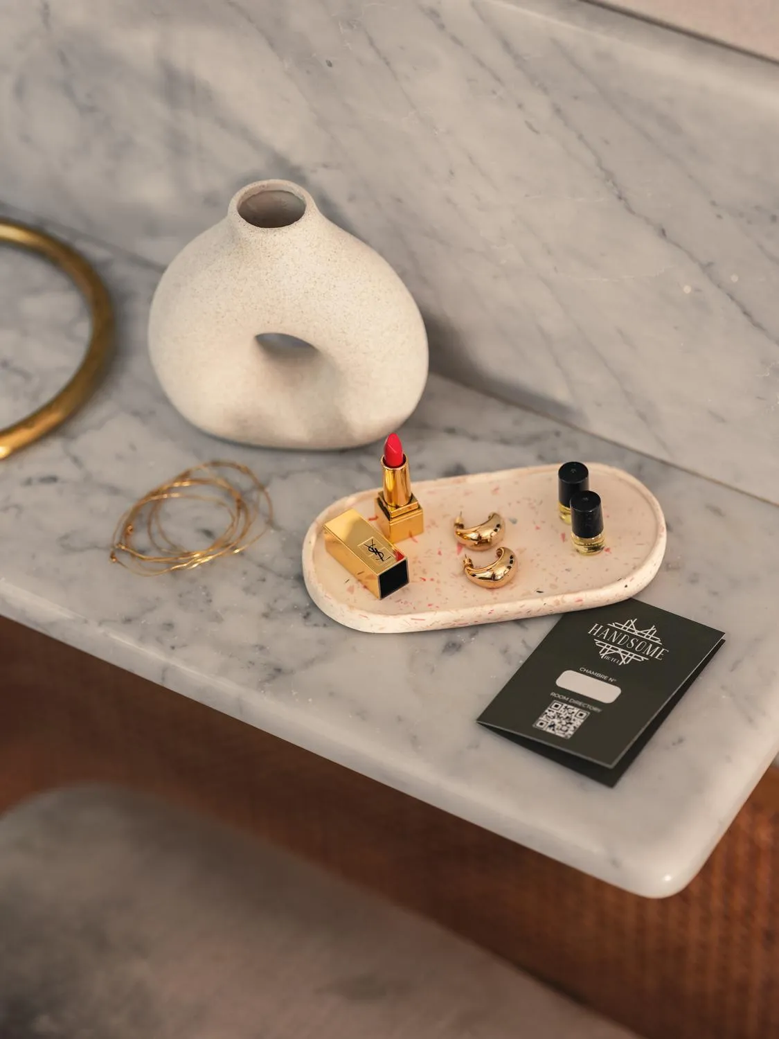 Seating area in Handsome Hotel