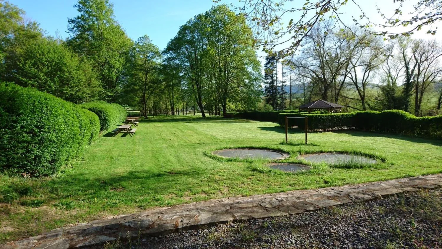 Children play ground in Château de l'Aviette