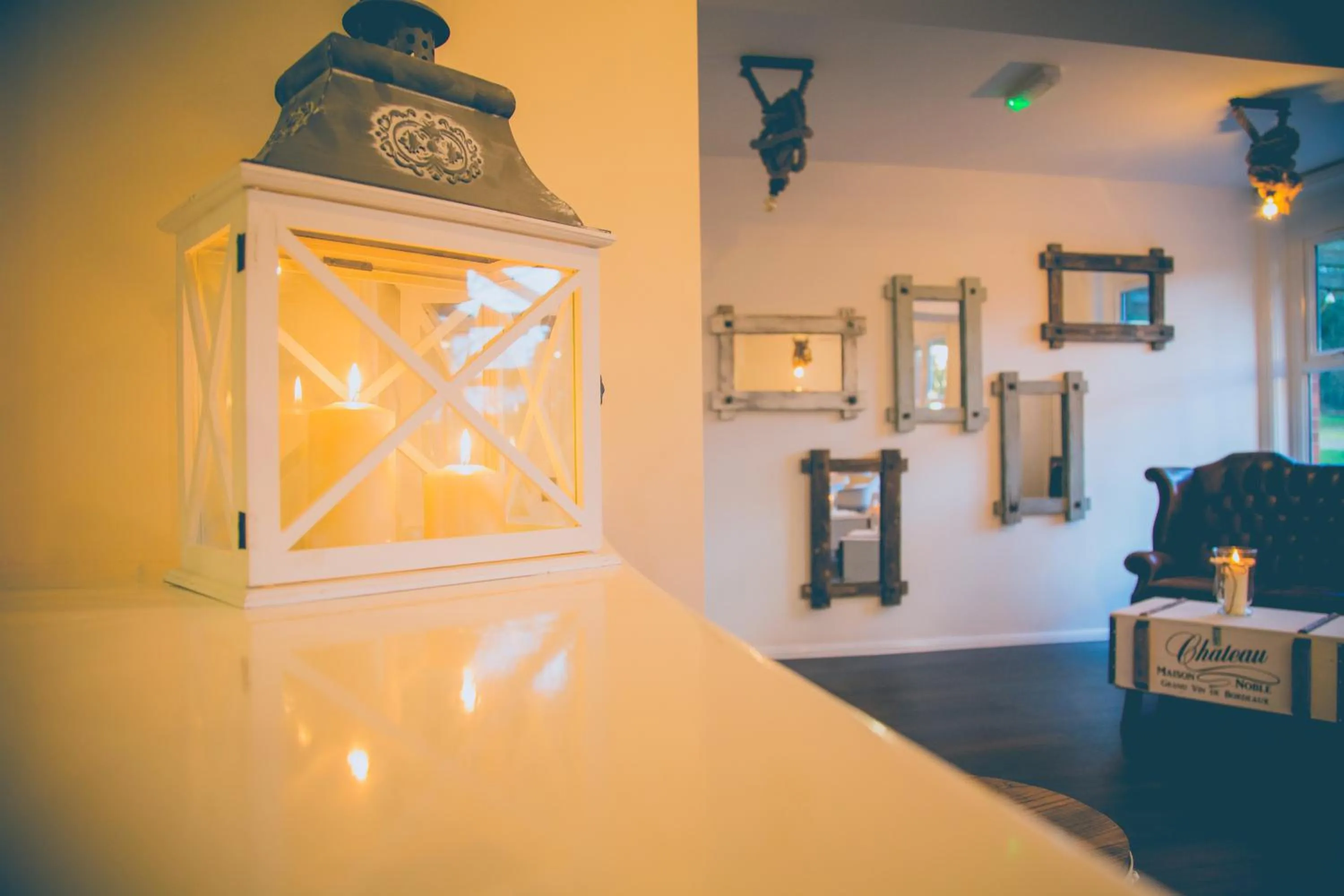 Decorative detail, Bed in Gray Manor Hotel