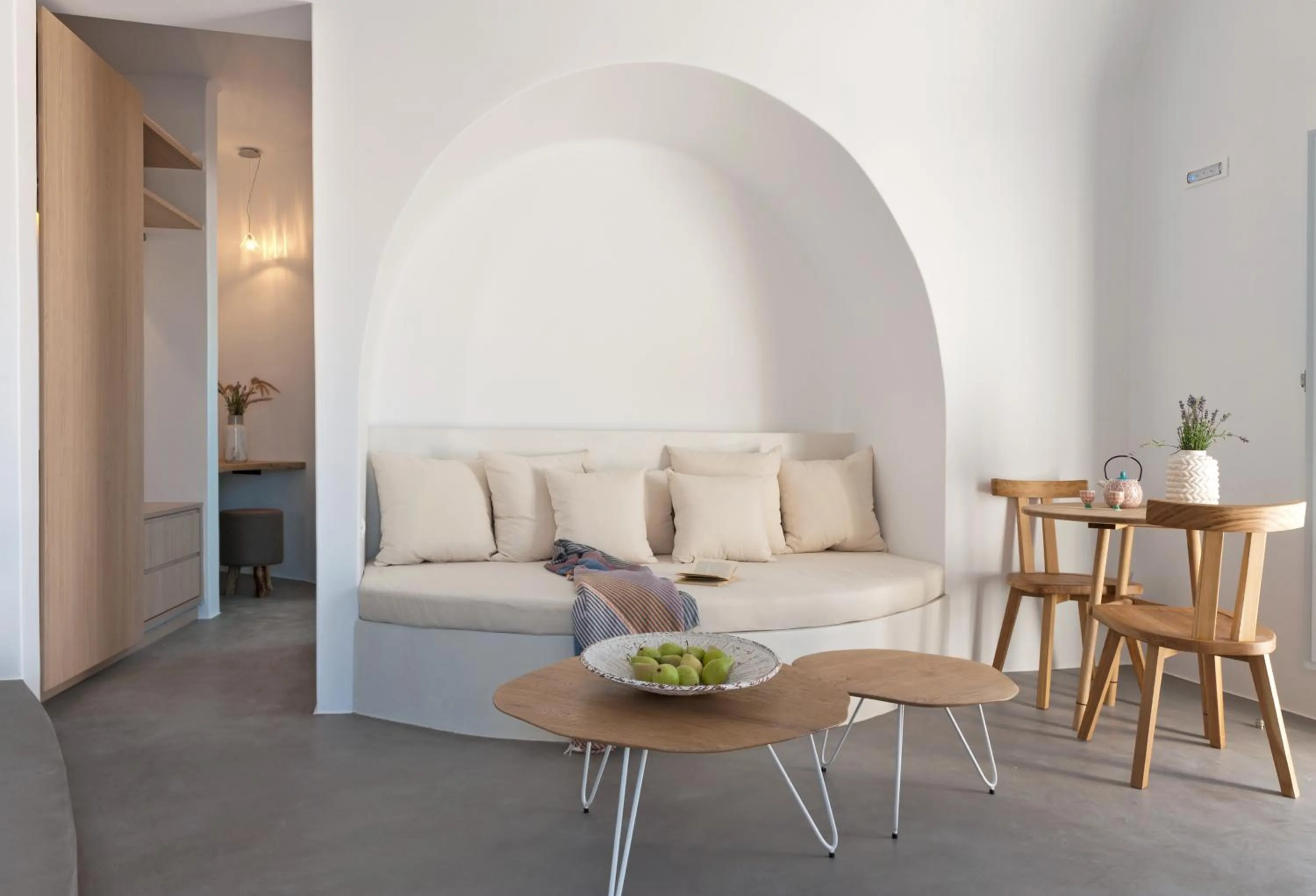 Living room in Santorini Heights