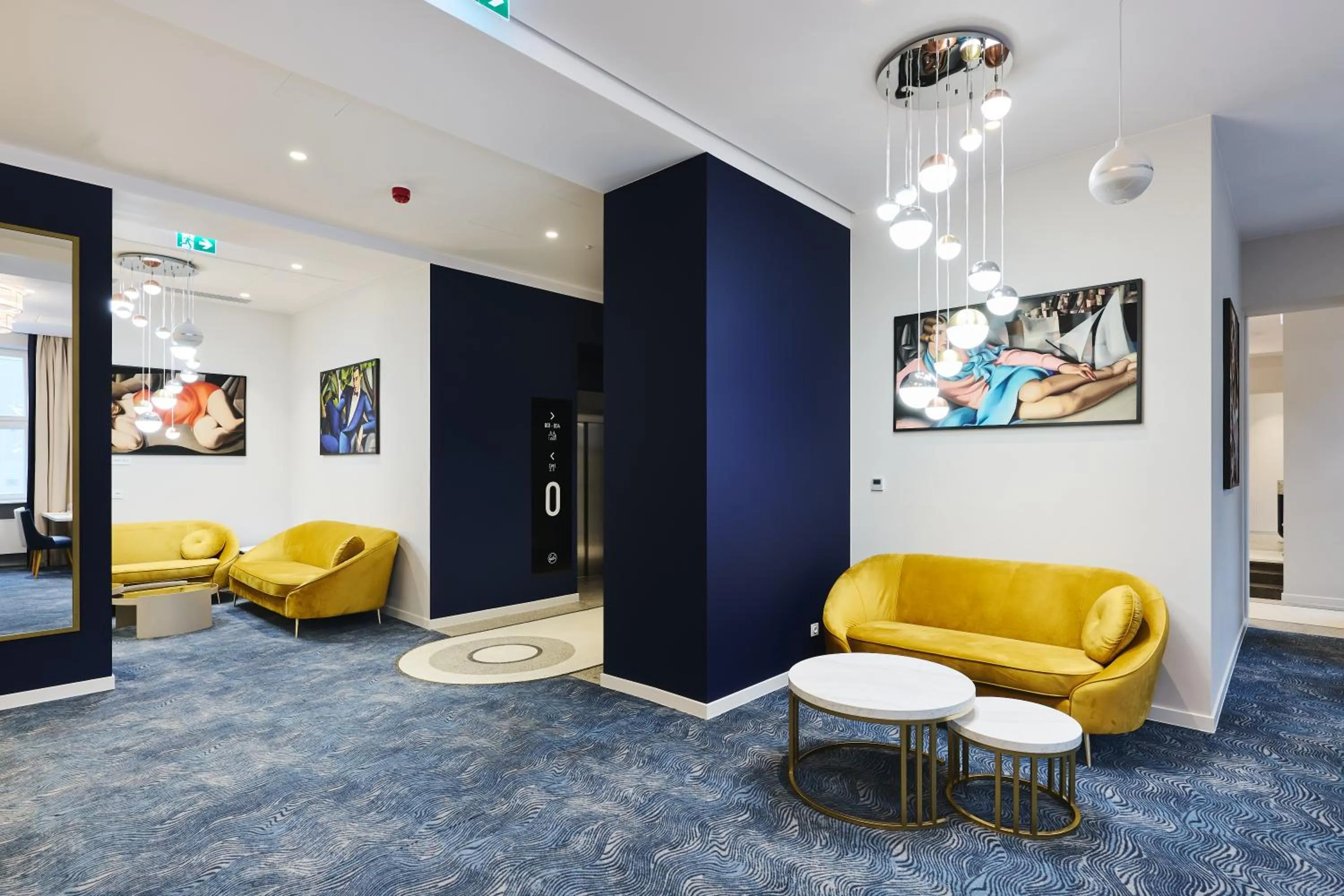 Seating area in Aiden by Best Western Lodz