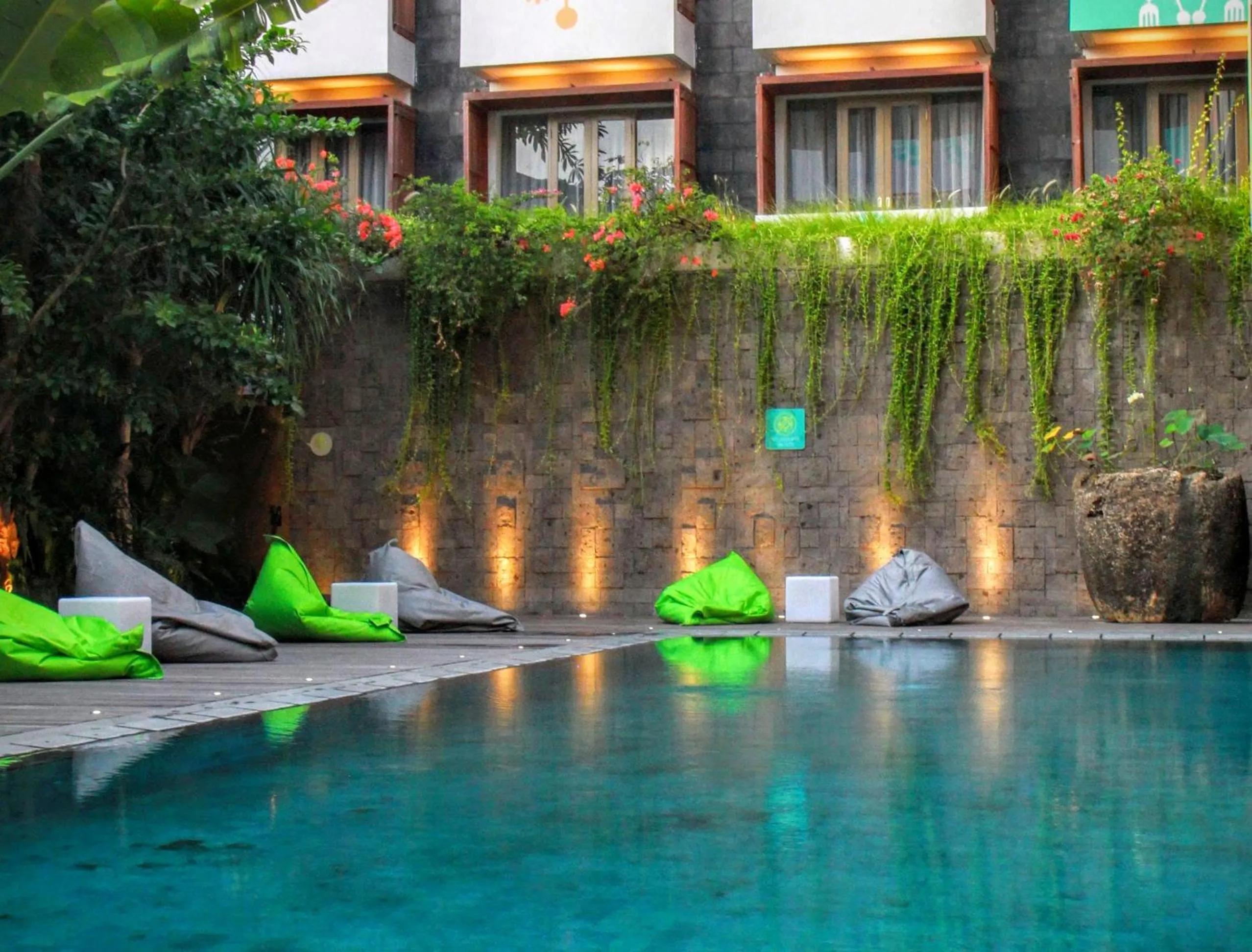 Swimming pool in Tijili Hotel Seminyak