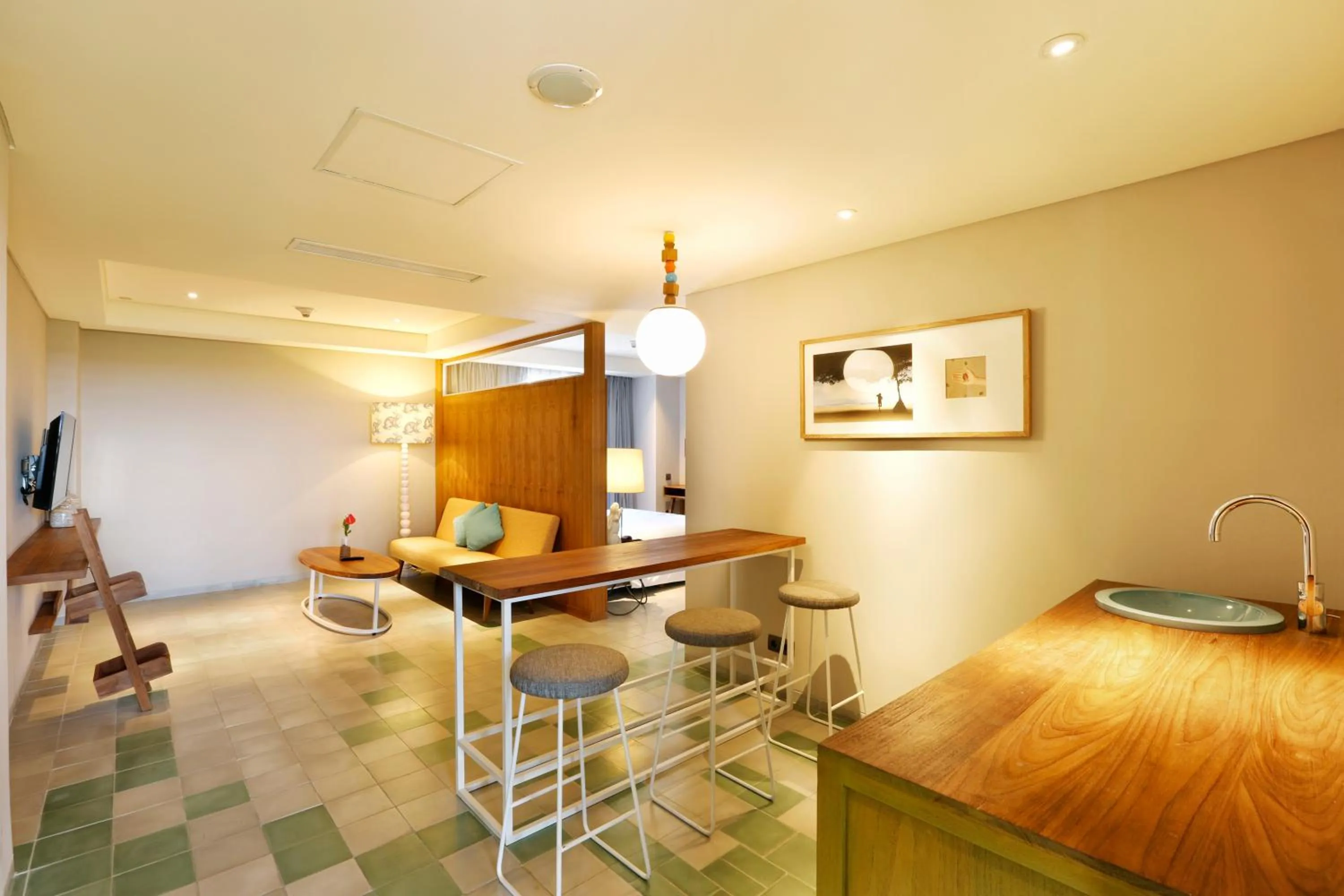 Living room in Tijili Hotel Seminyak