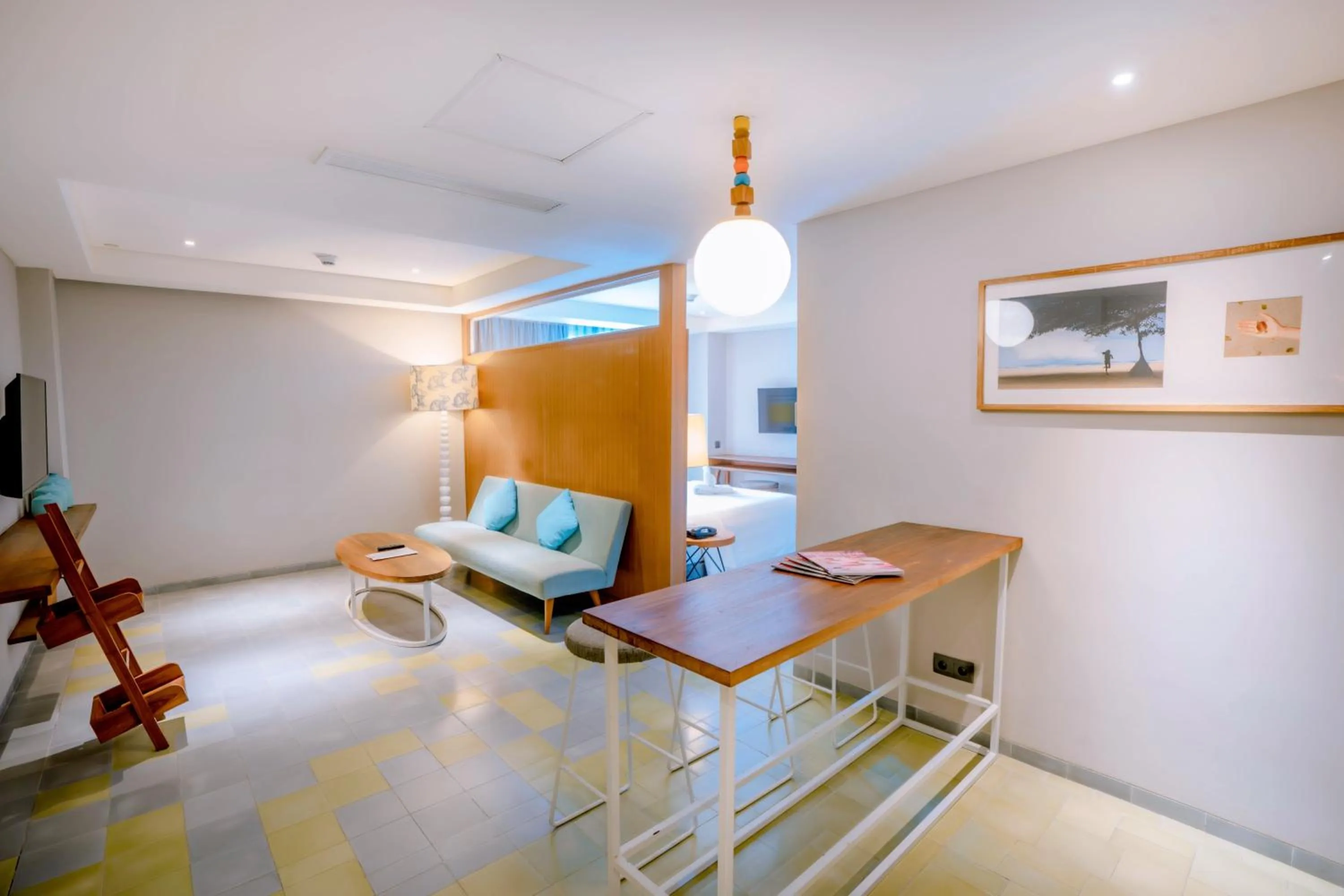 Living room in Tijili Hotel Seminyak