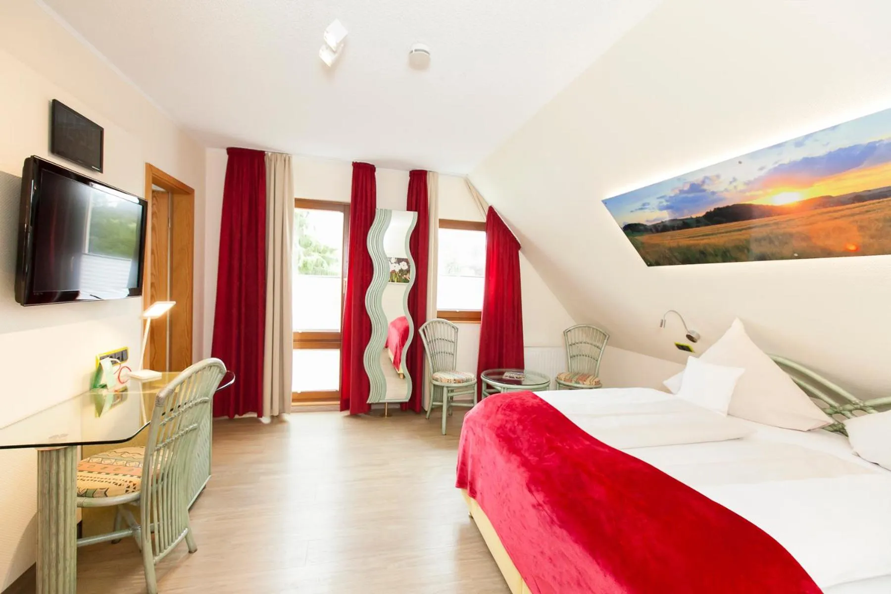 Bed in Landgasthof Tönnes