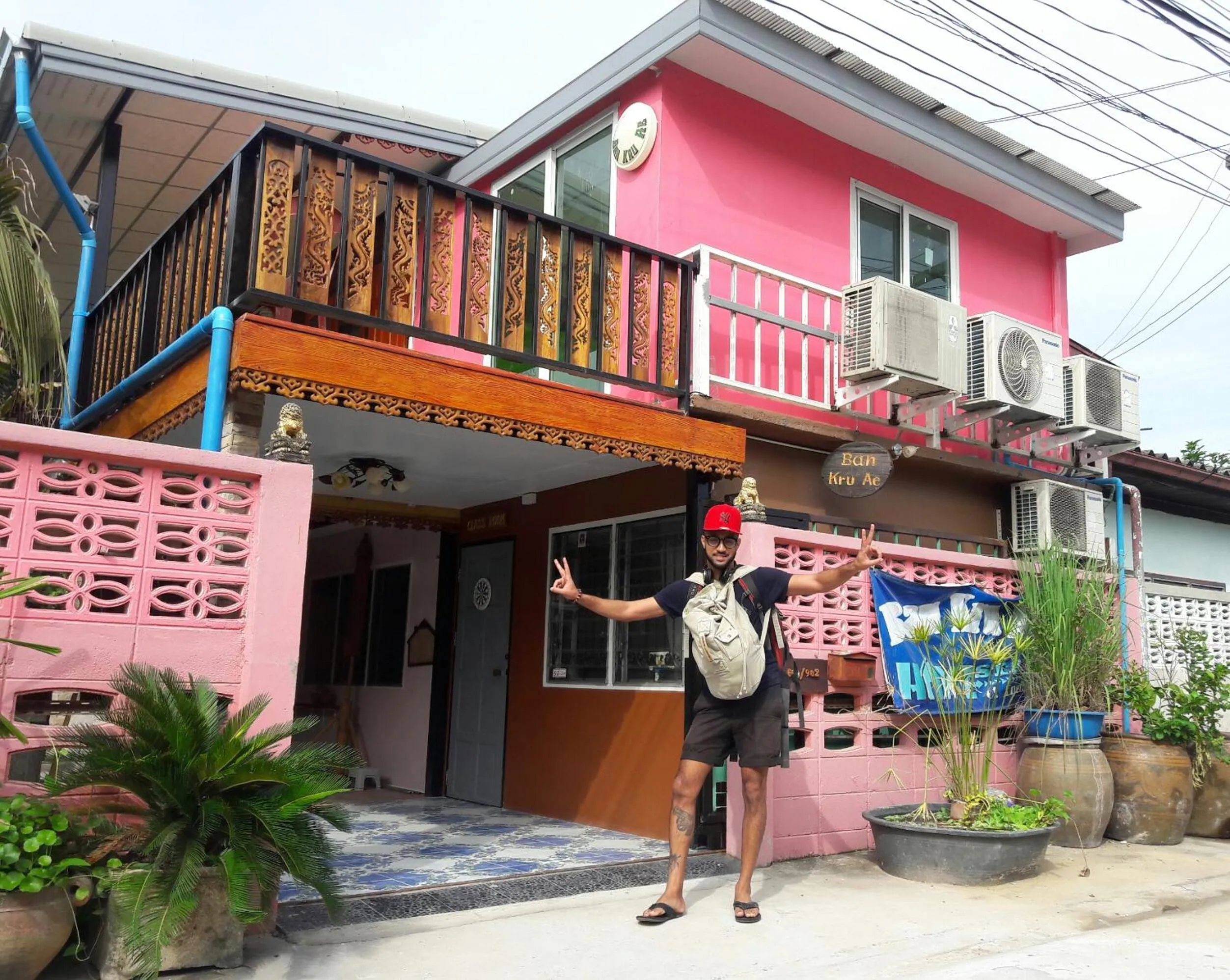 Balcony/Terrace in Ban Kru Ae HomeHostel