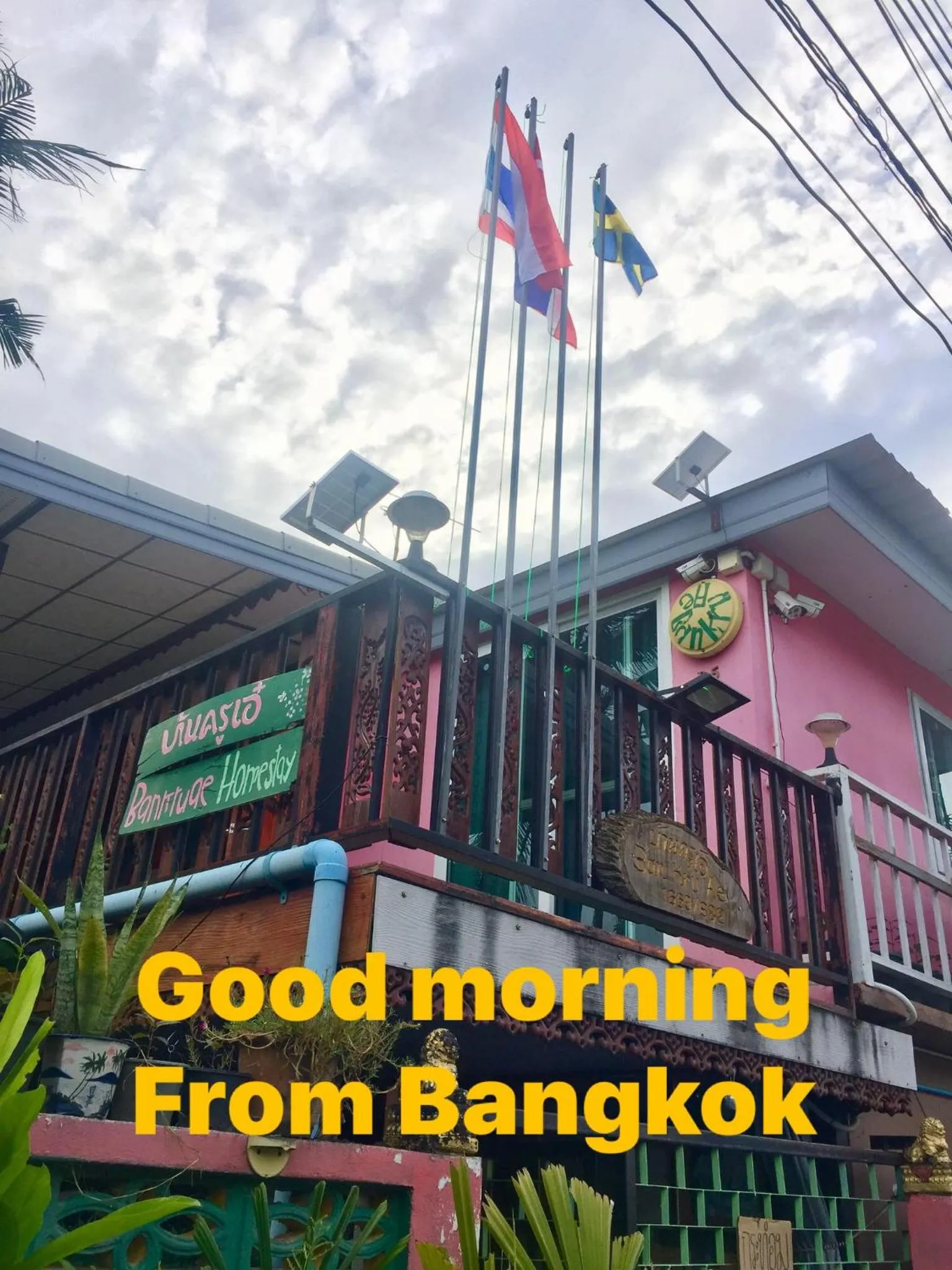 Property building in Ban Kru Ae HomeHostel