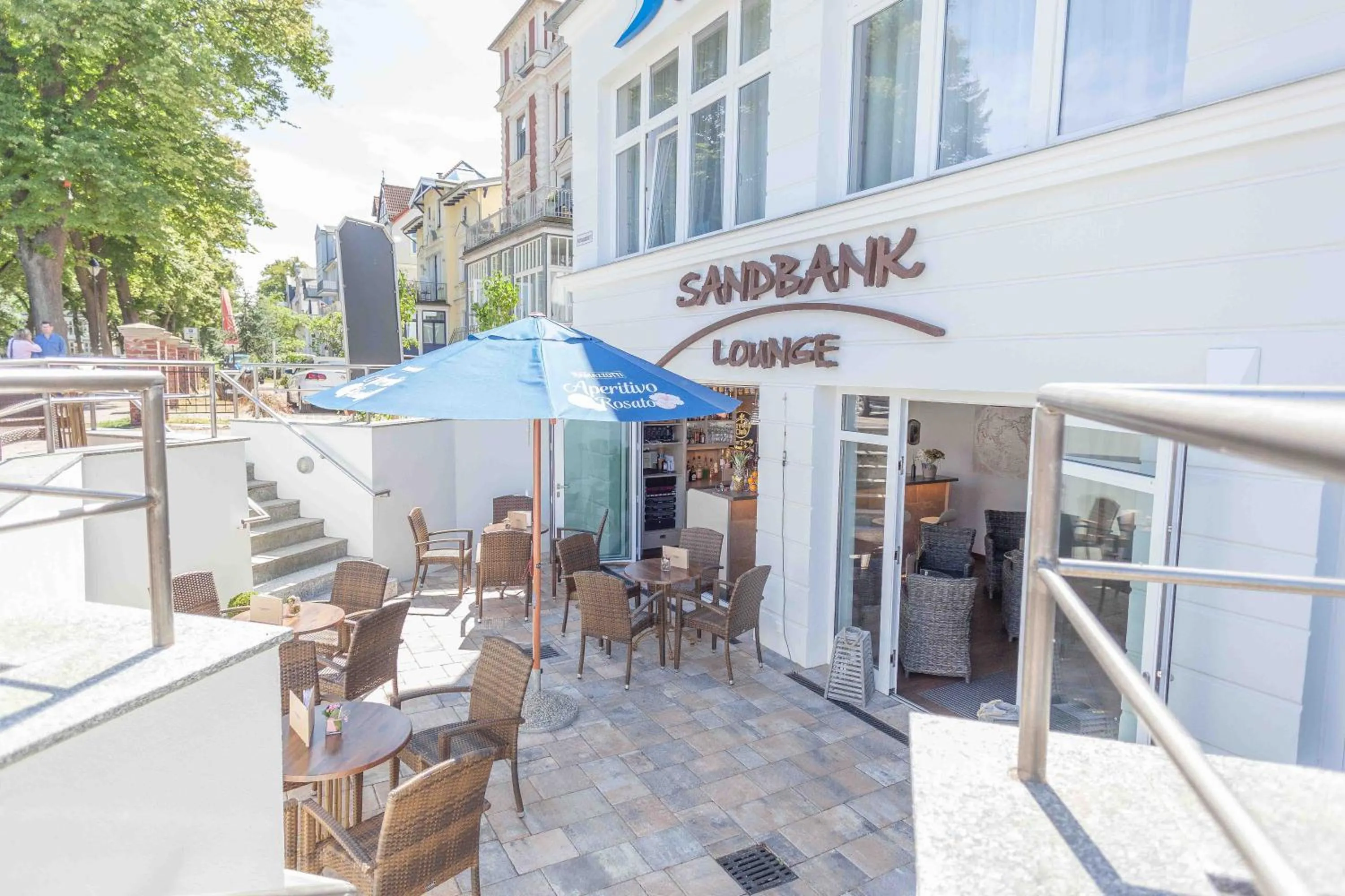 Patio in Ostseehotel Warnemünde