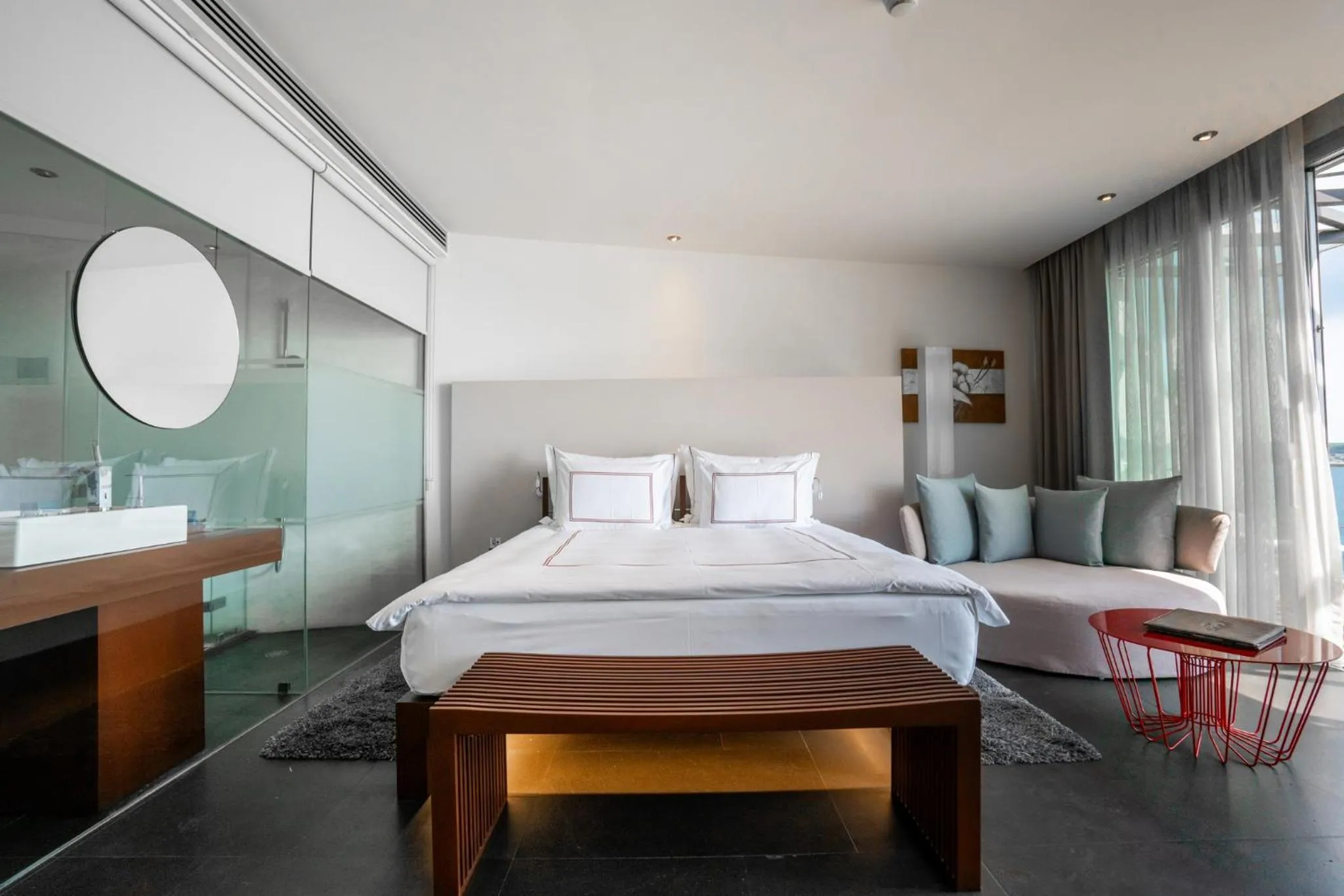 View (from property/room), Bed in Kuum Hotel & Spa