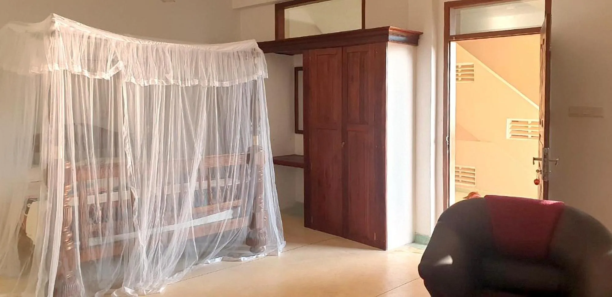 Bed in Hotel Coconut Bar Sea Lodge