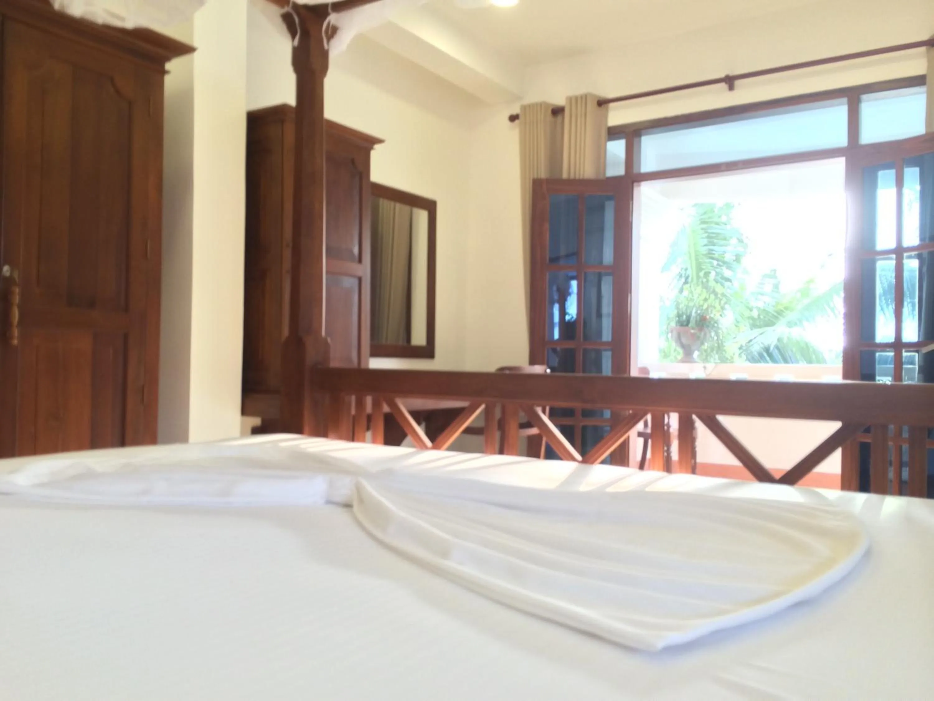 Bed in Hotel Coconut Bar Sea Lodge