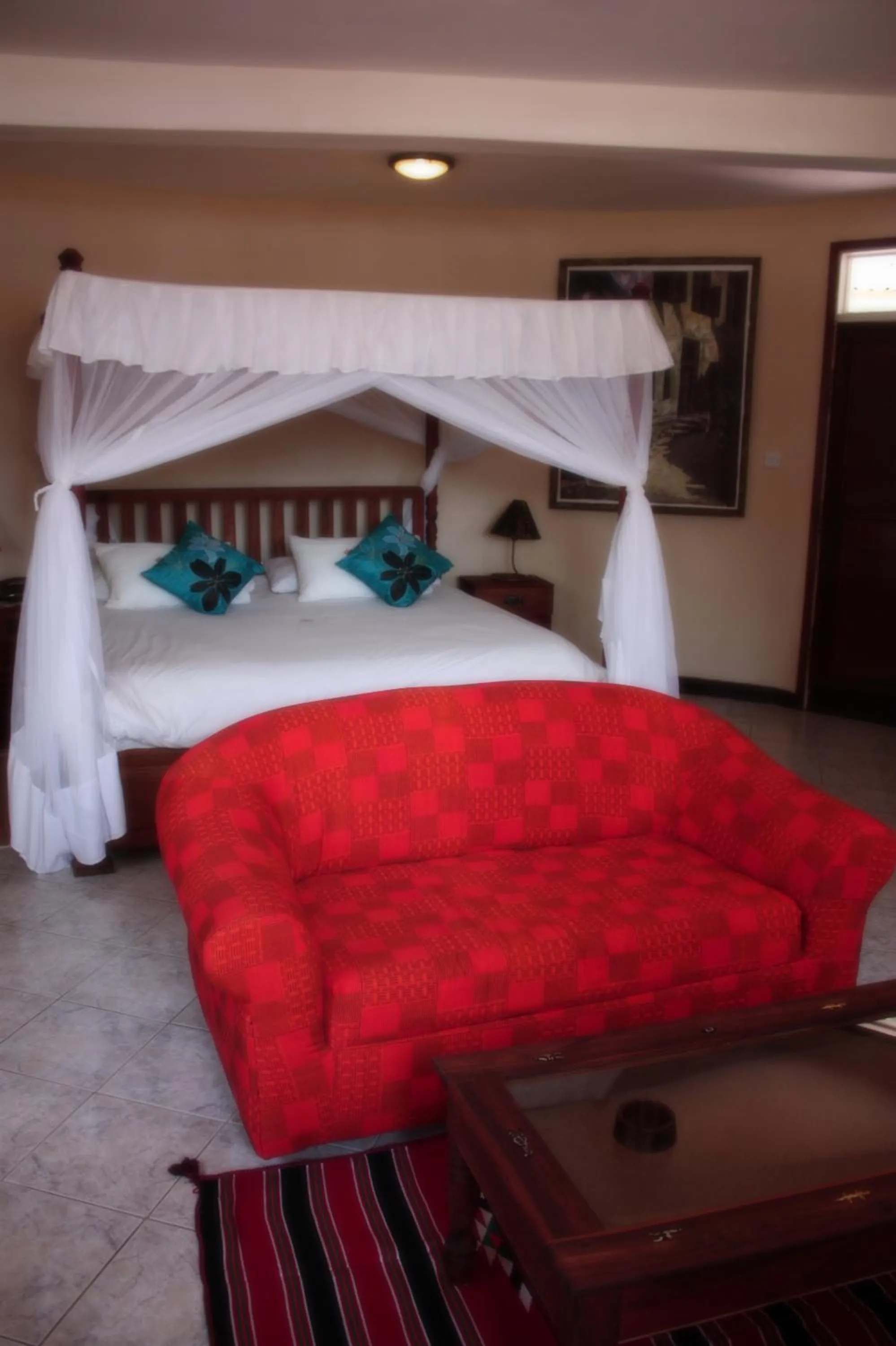 Bed in Hotel Tilapia