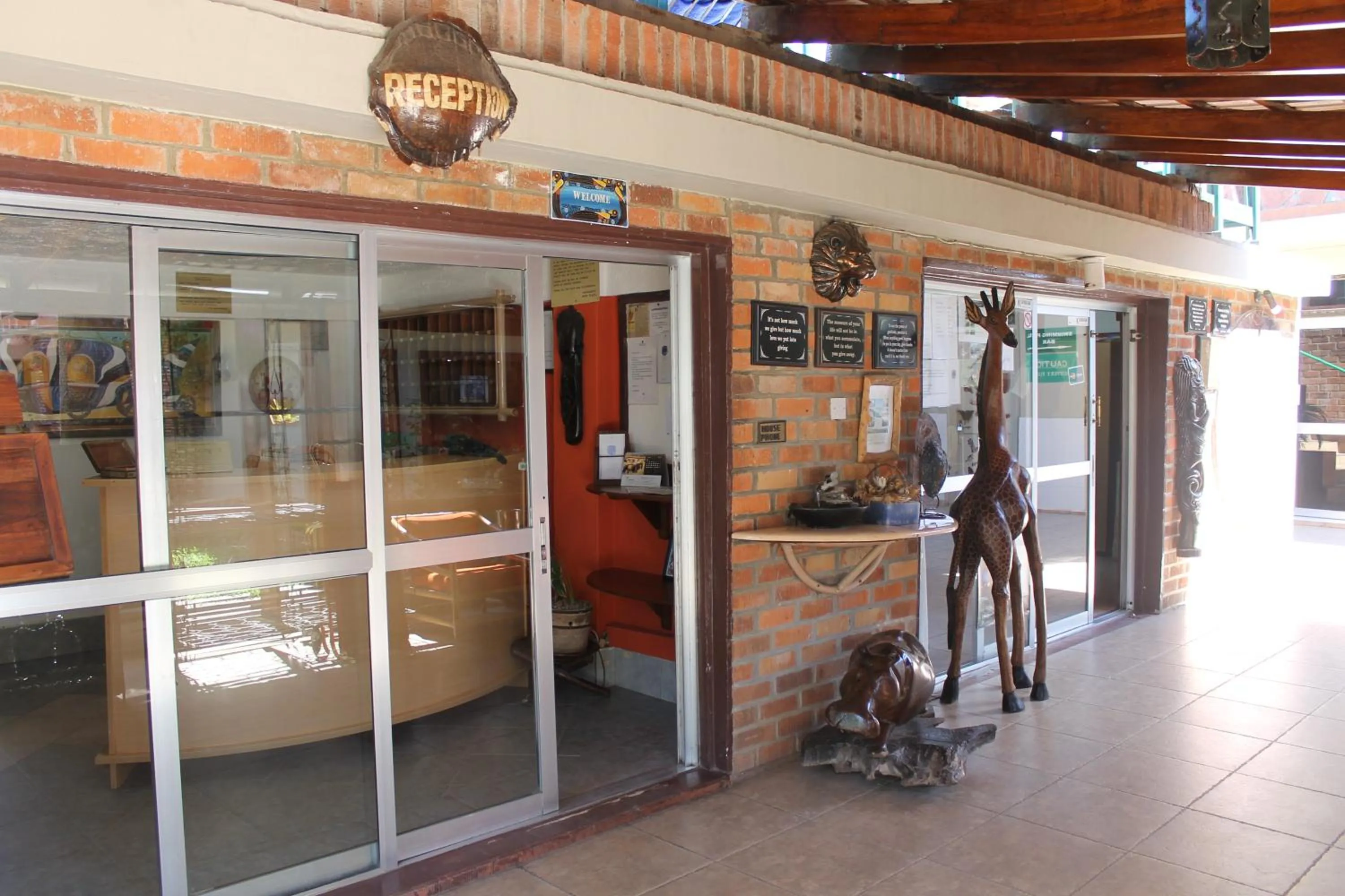 Lobby or reception in Hotel Tilapia