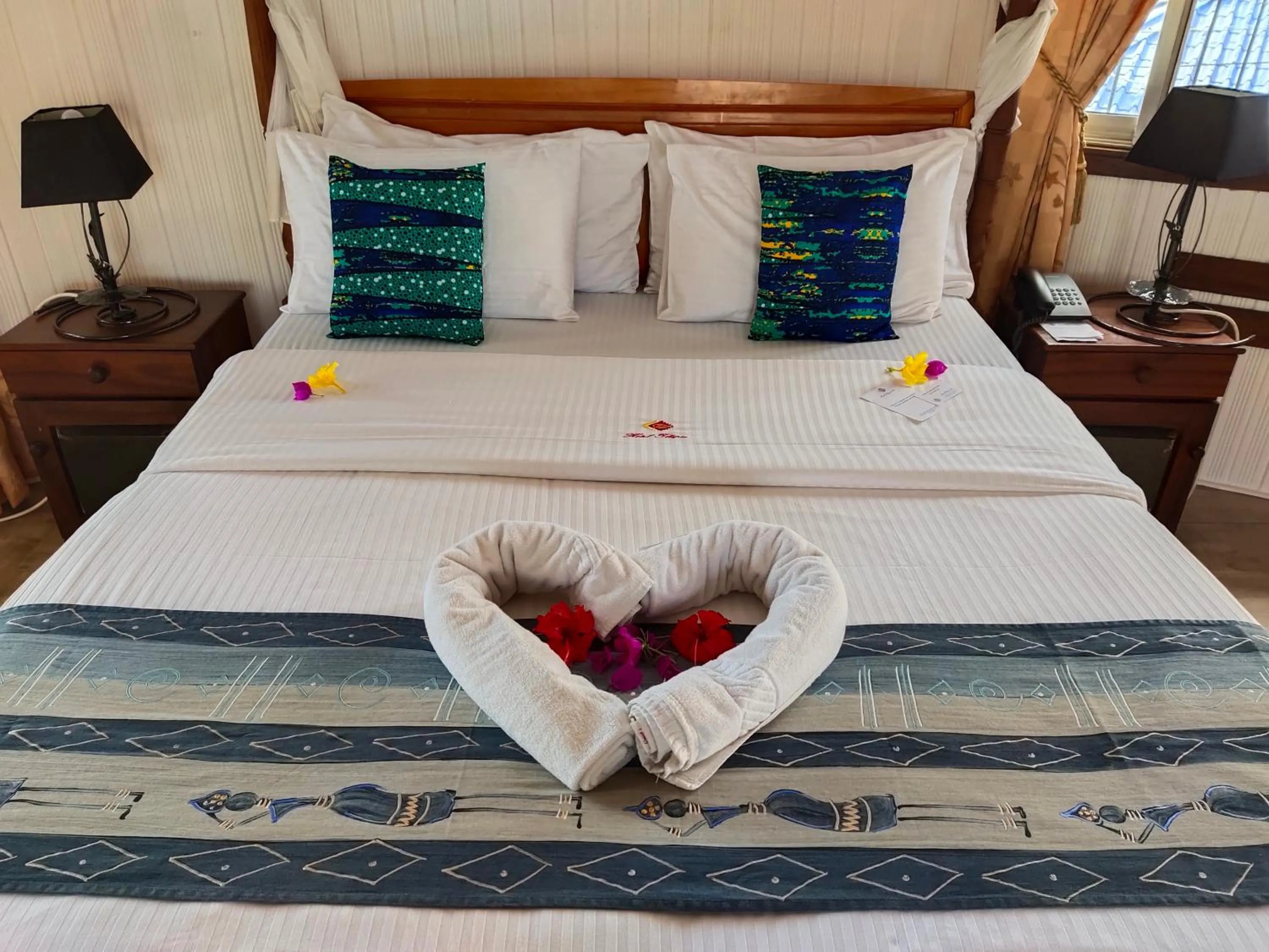 Bed in Hotel Tilapia