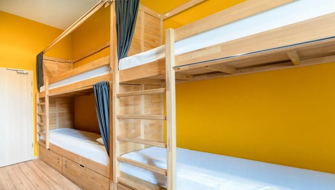 bunk bed, Bed in Safestay Warsaw Old Town